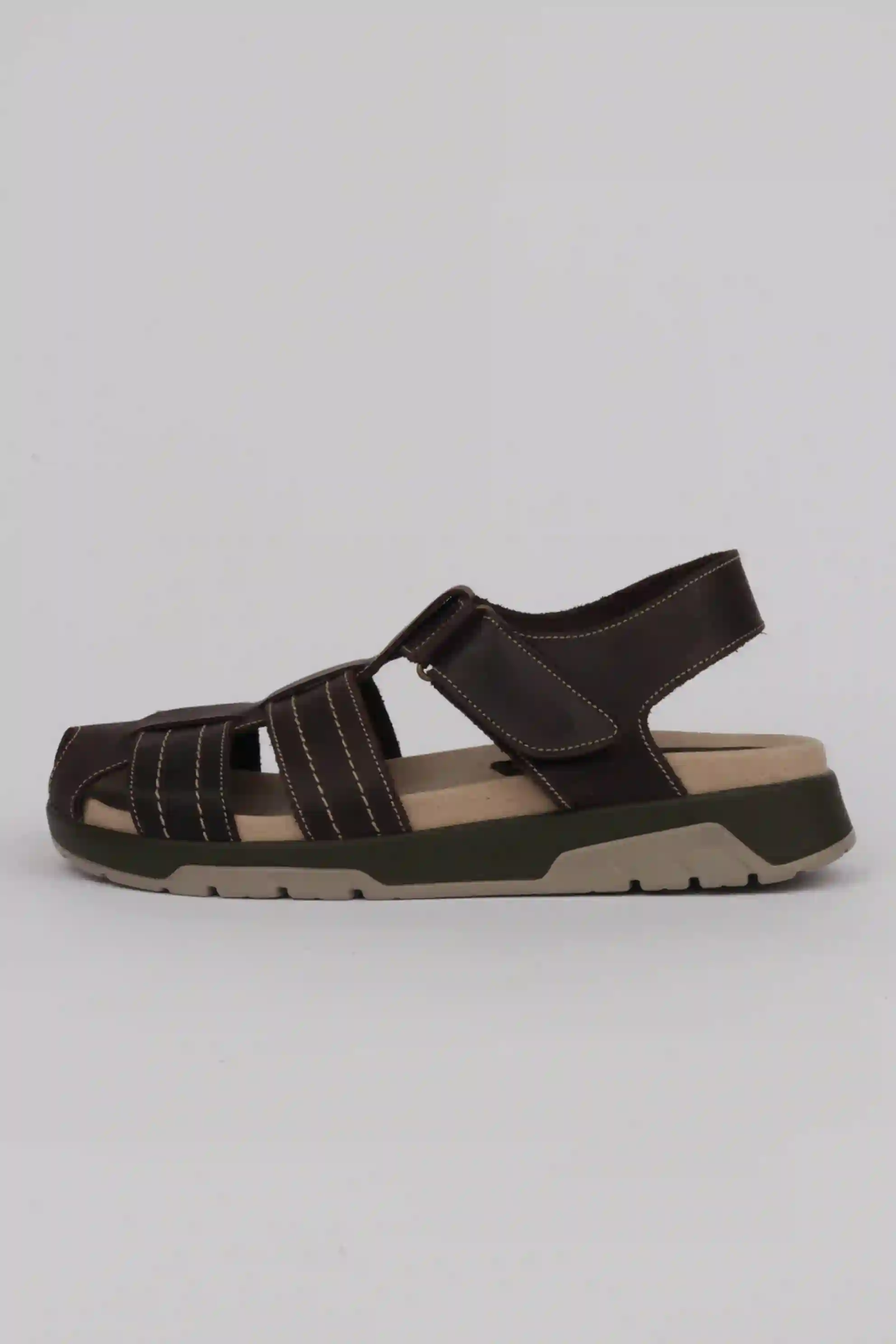 Sandalias Hombre Interbios Marrón