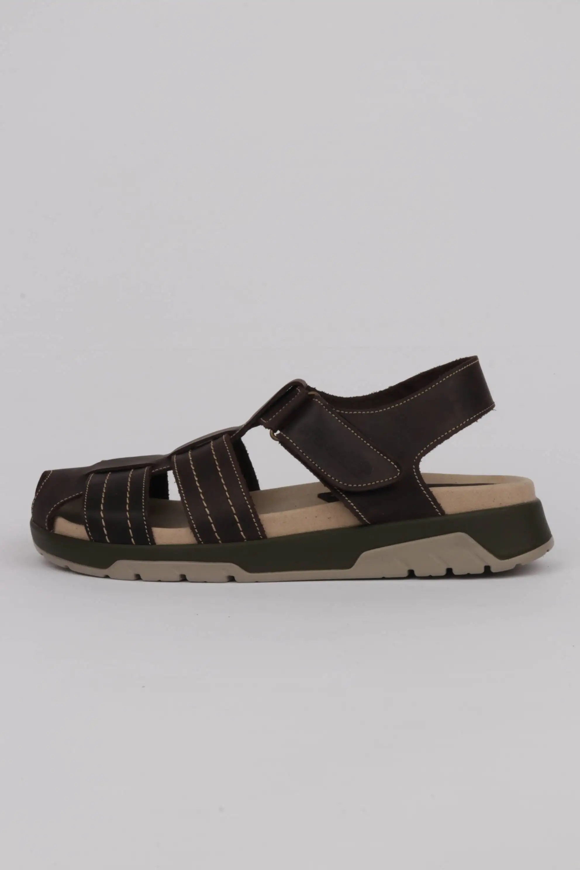 Sandalias Hombre Interbios Marrón
