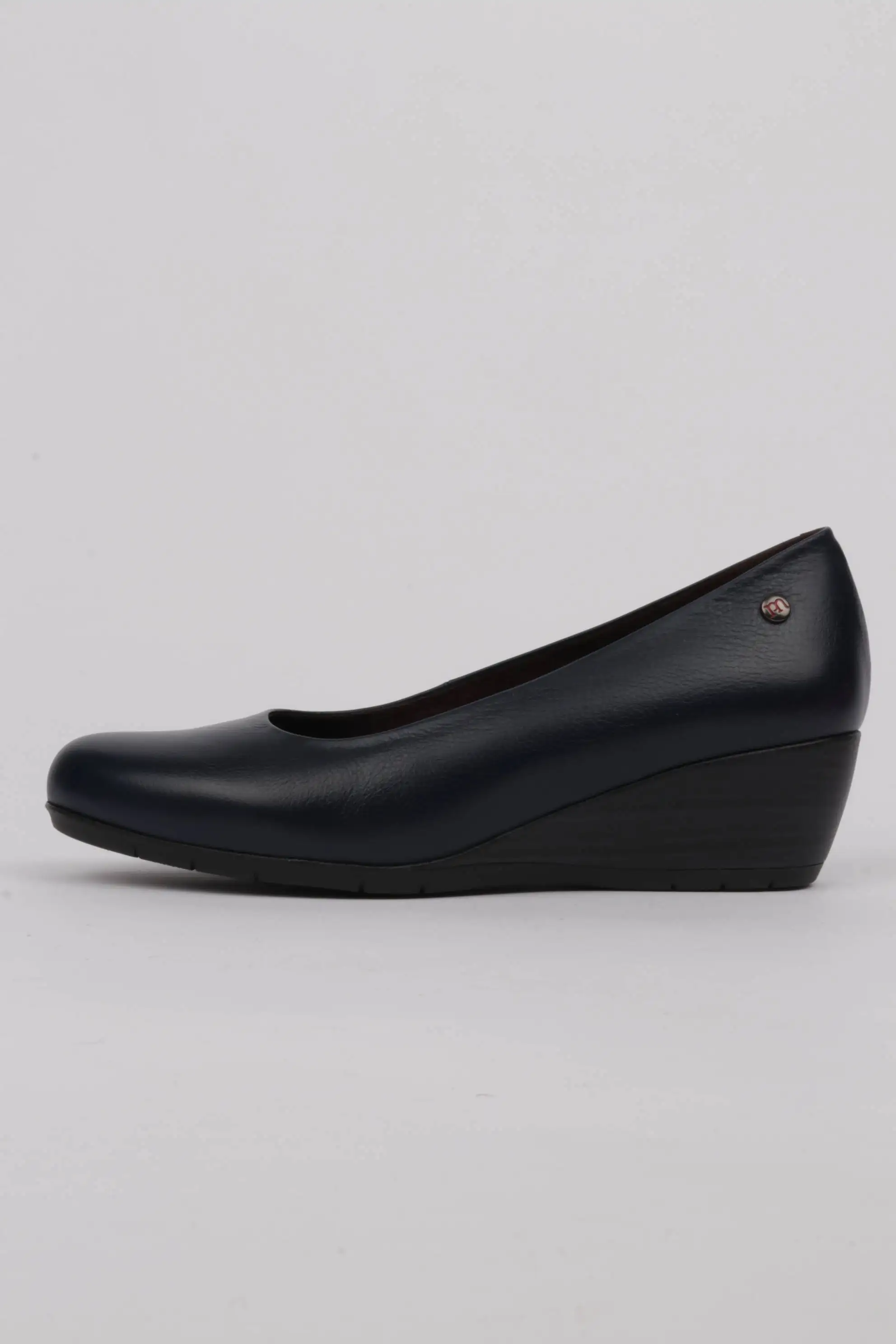Zapatos Cuña azules con plantilla extraíbles