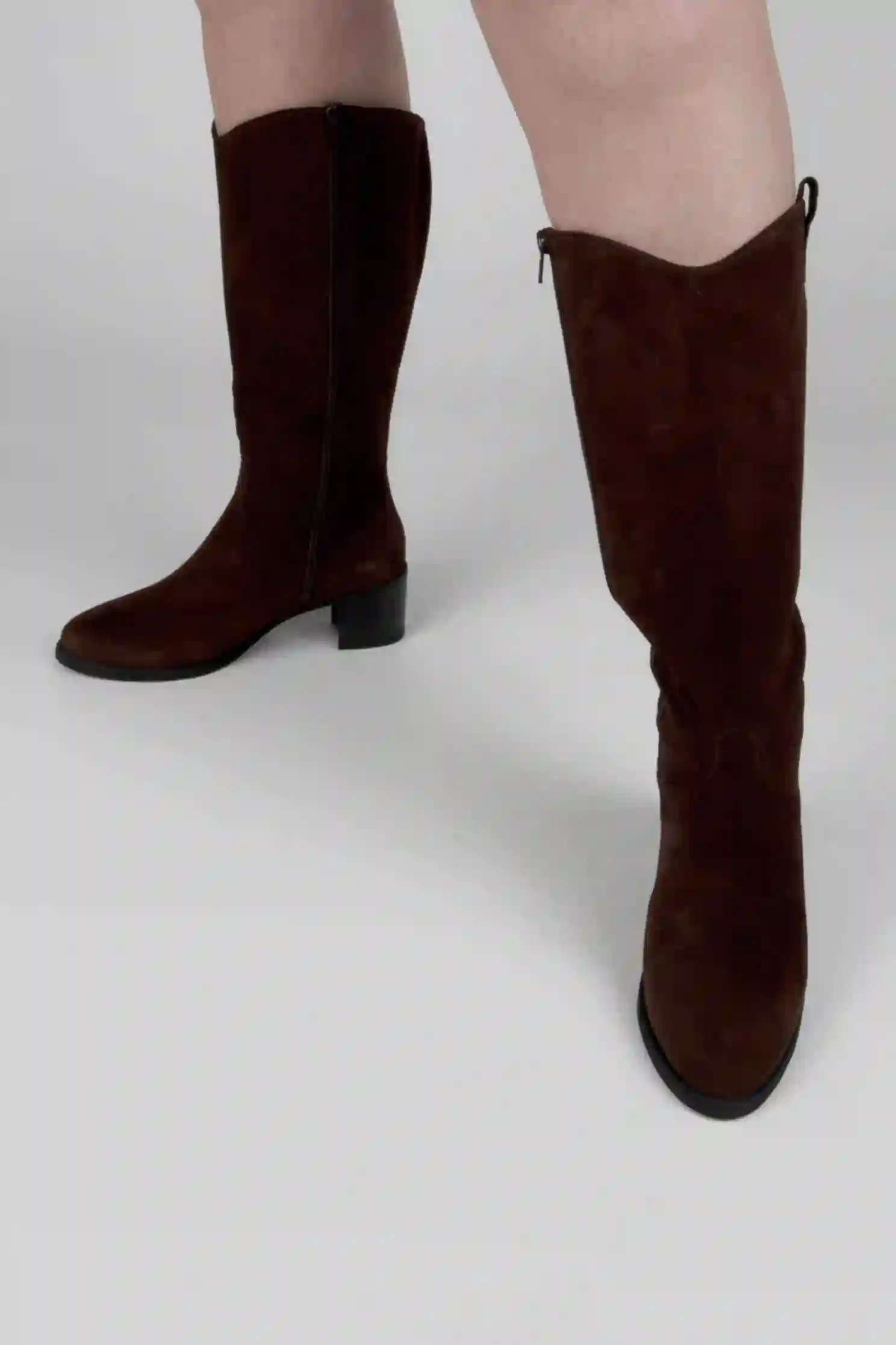 Botas Cowboy Marrones Ancho XL