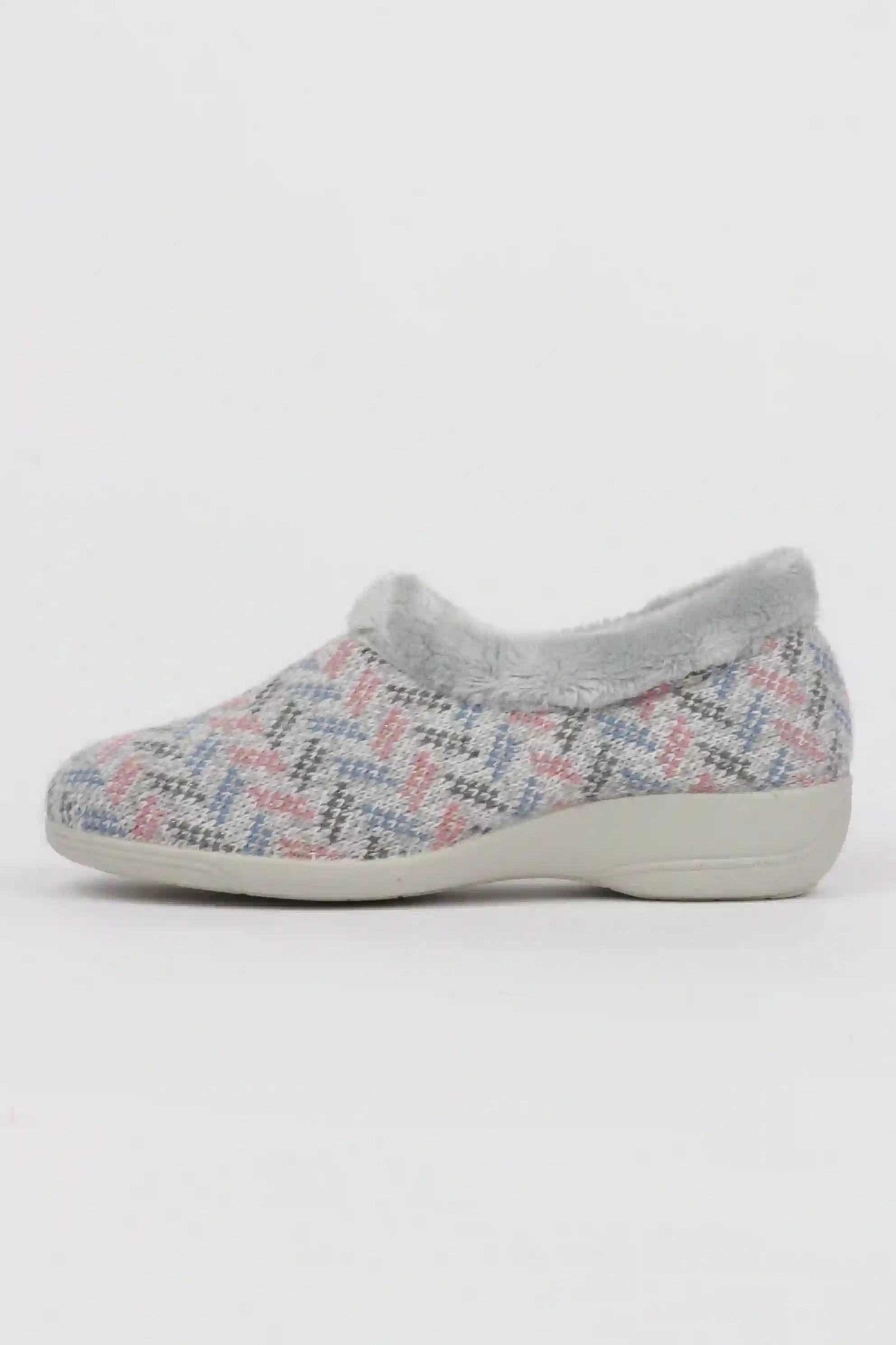 Zapatillas Casa Mujer Cerradas Color Gris