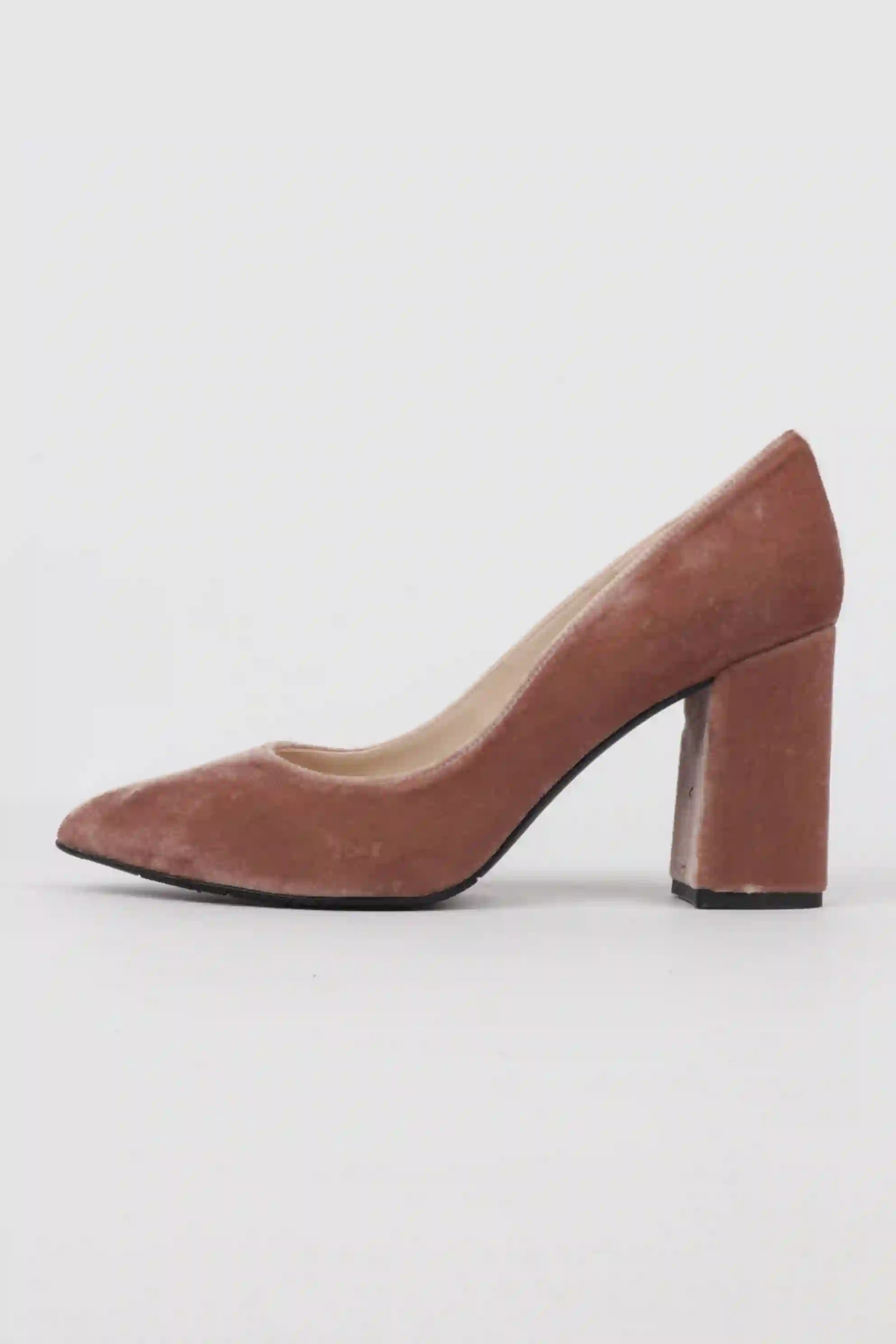 Zapatos de Terciopelo Rosado