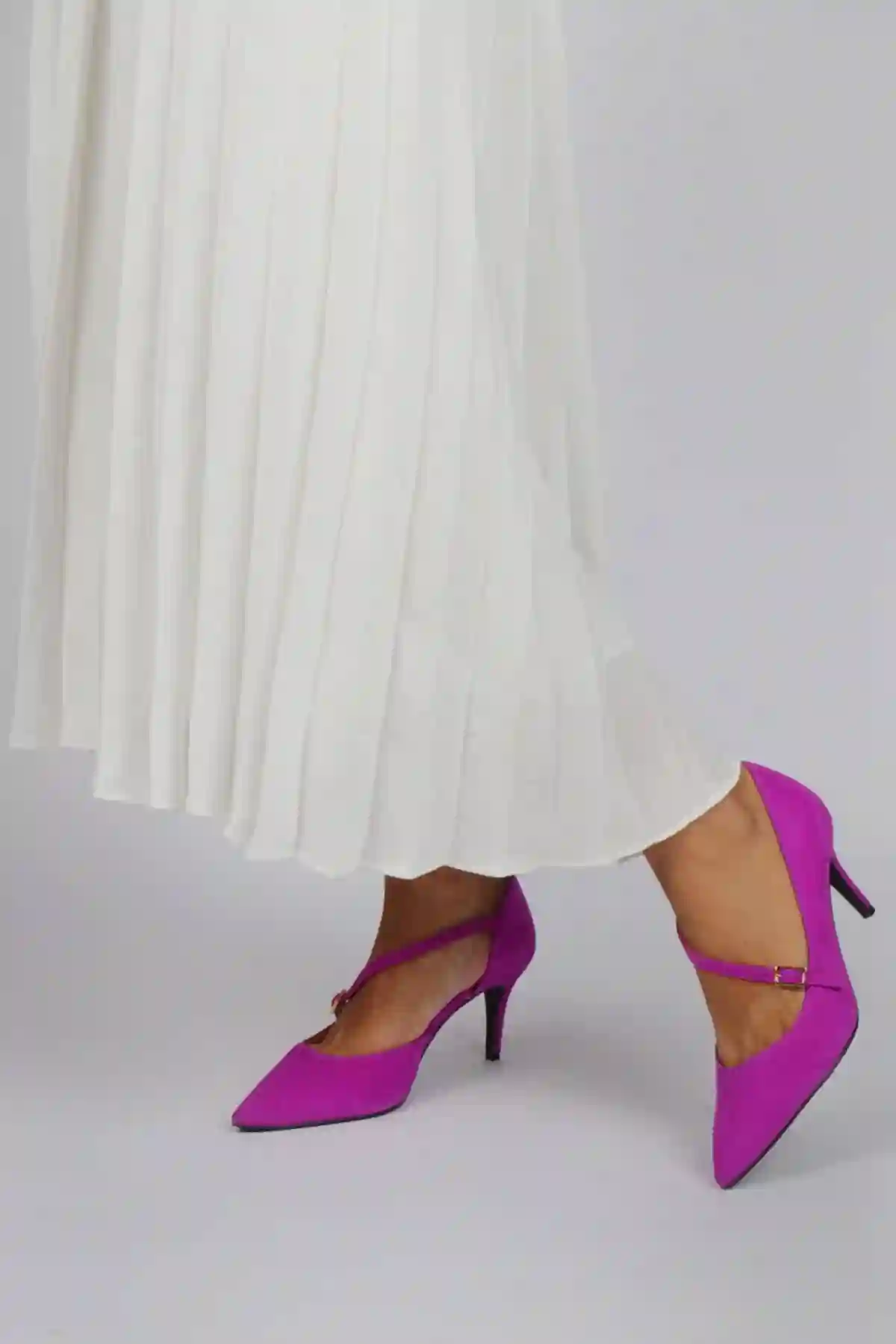 Zapatos Tacón Buganvilla Detalle Pulsera