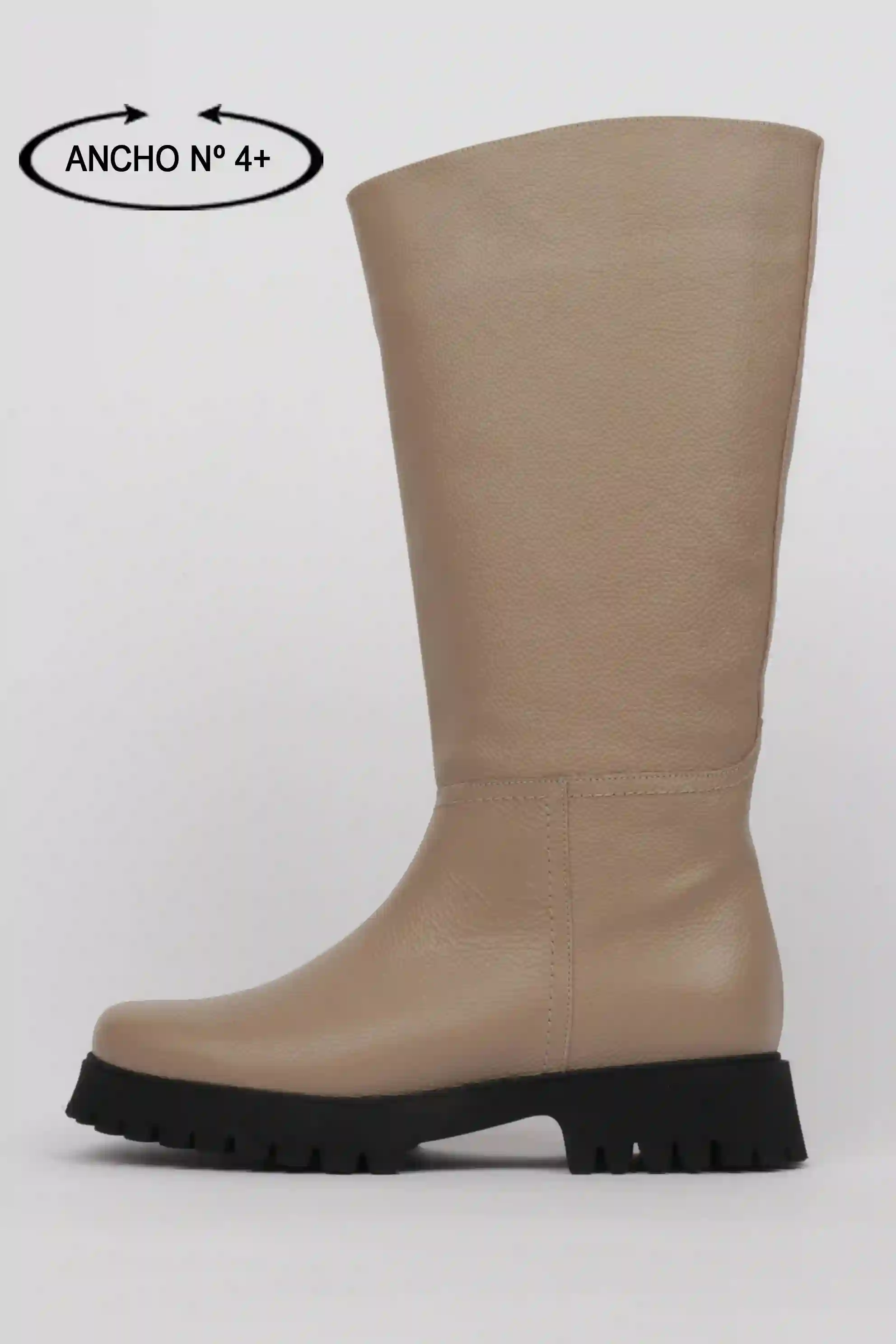 Botas Track Caña XXL Color Taupe