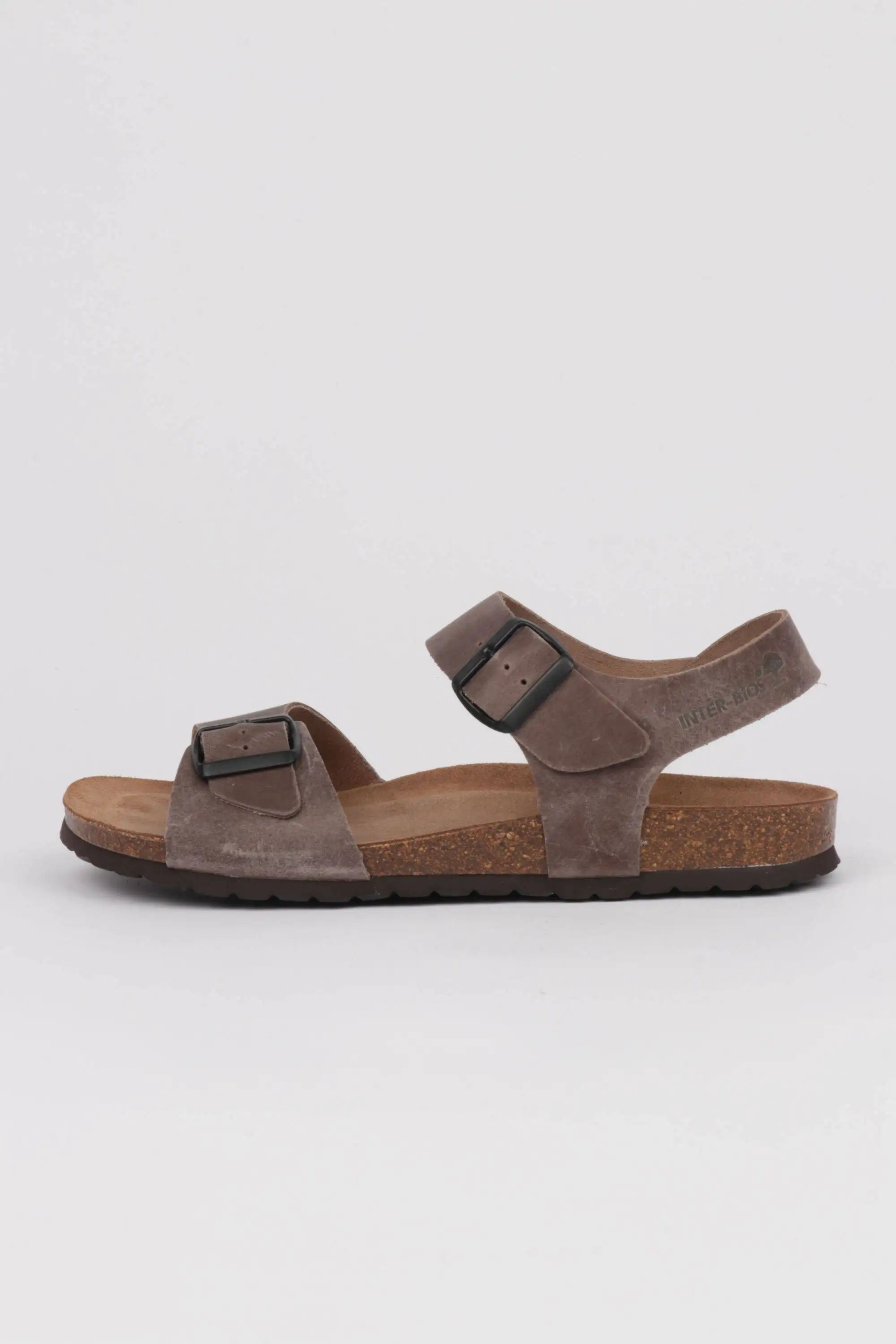 Sandalias bio hombre hebillas color tope