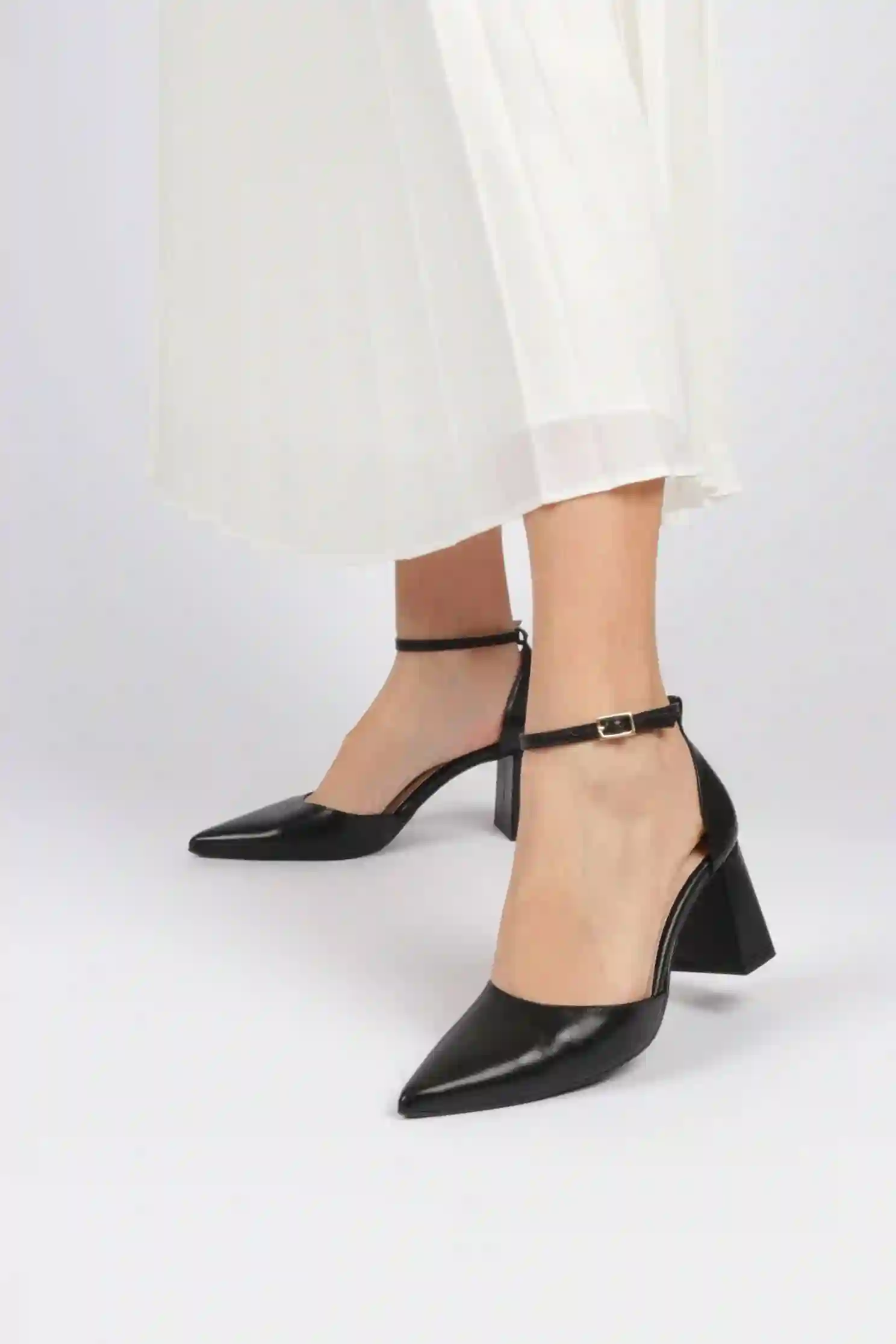 Zapatos Vestir Negros Detalle pulsera