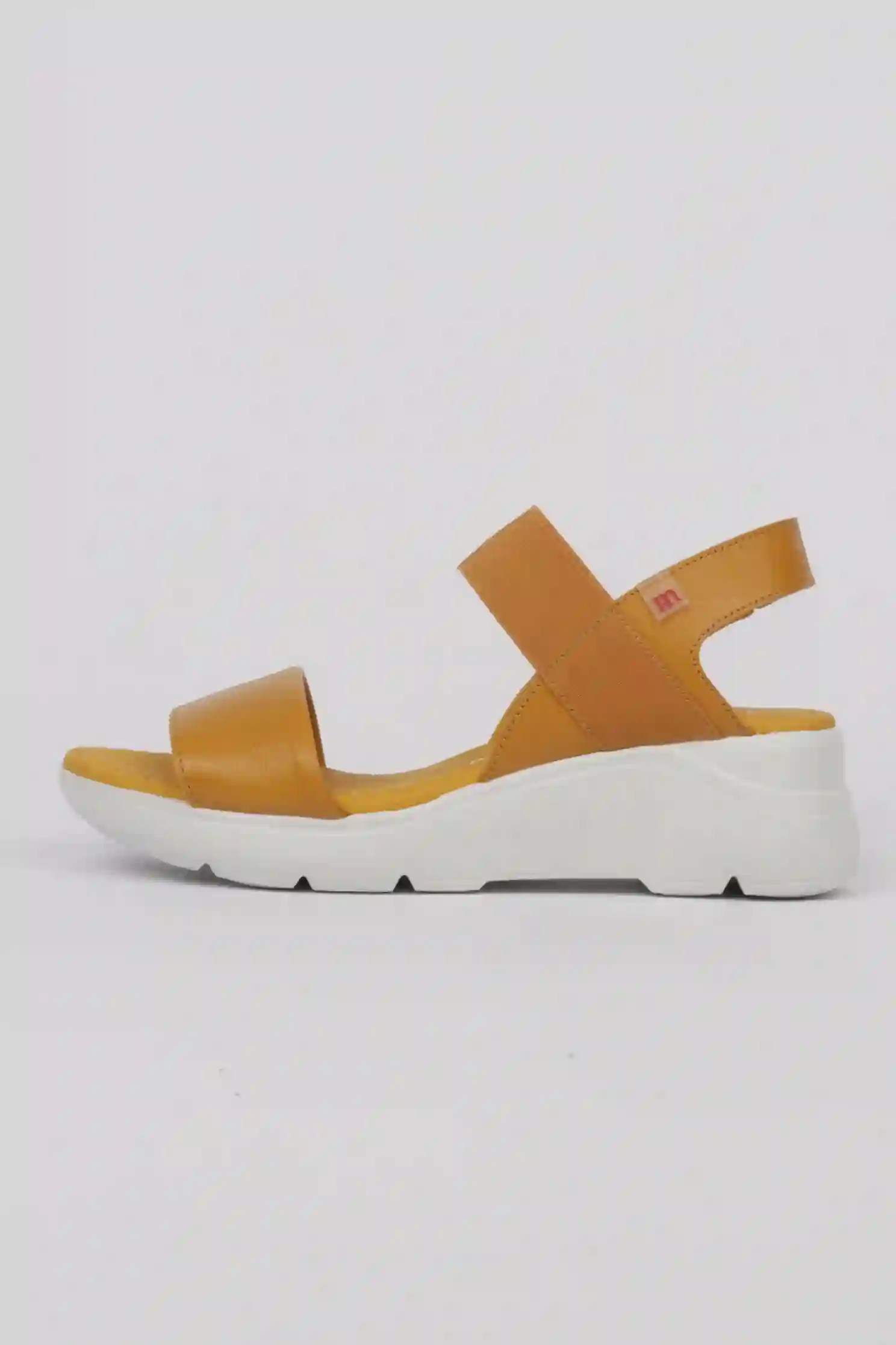 Sandalias cuña Mujer Color Mostaza