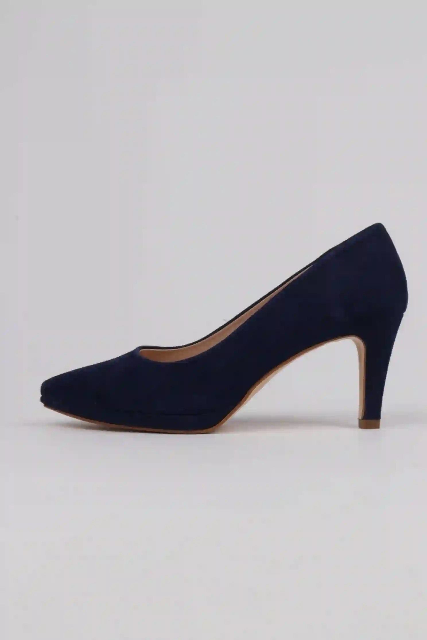 Zapatos de Salón Azules Con Plataforma