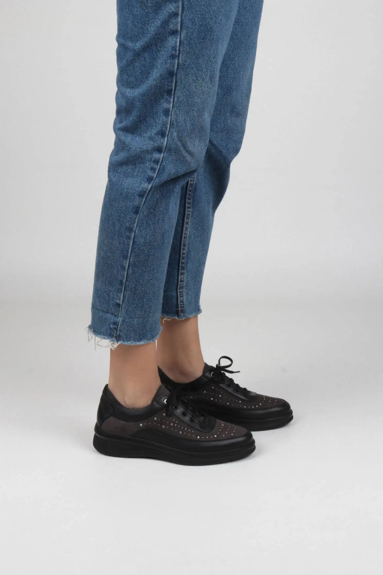 Zapatos Deportivos Mujer Detalla a Brillantes Notton