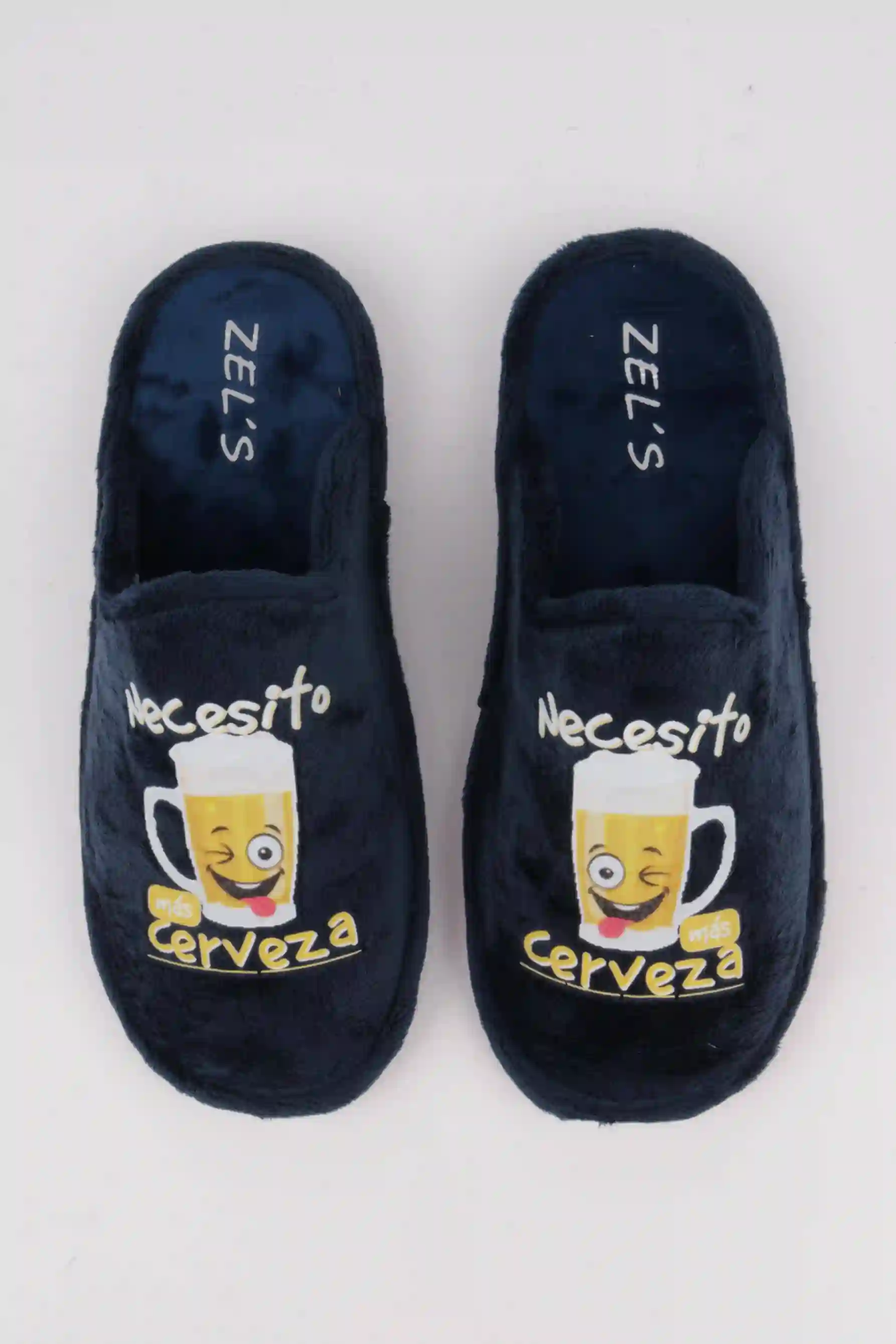 Zapatilla de Estar por Casa Hombre '' Necesito Cerveza "