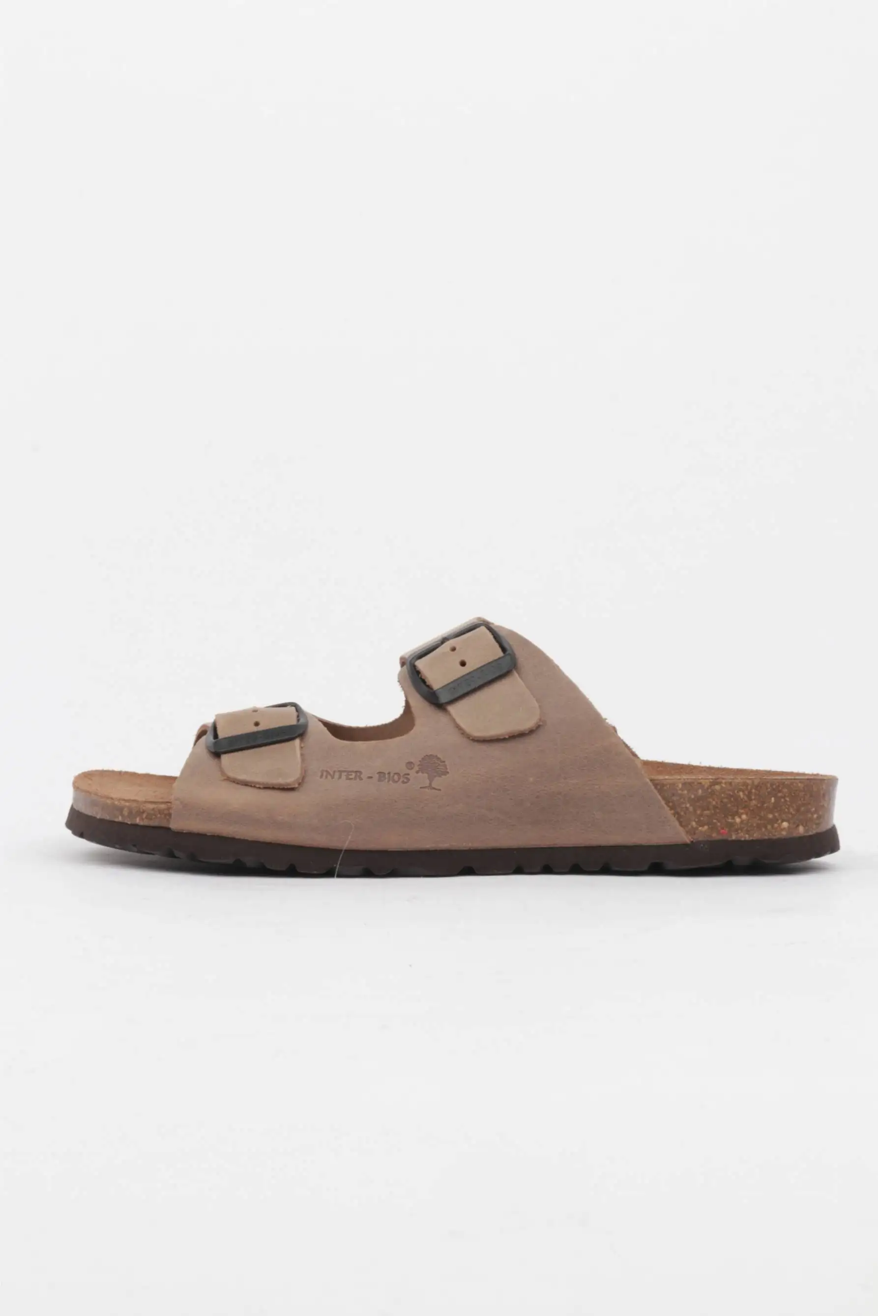 Chancla plana interbios color beige