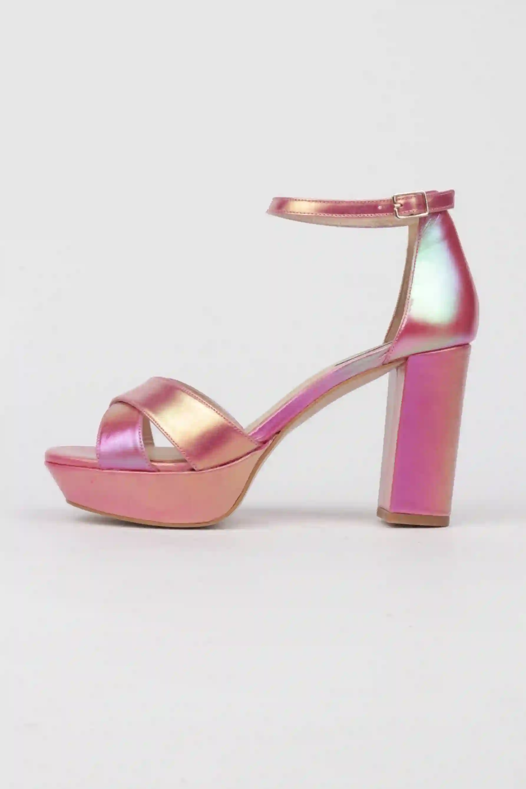 Sandalias de Fiesta Rosas Mujer Tacón Alto