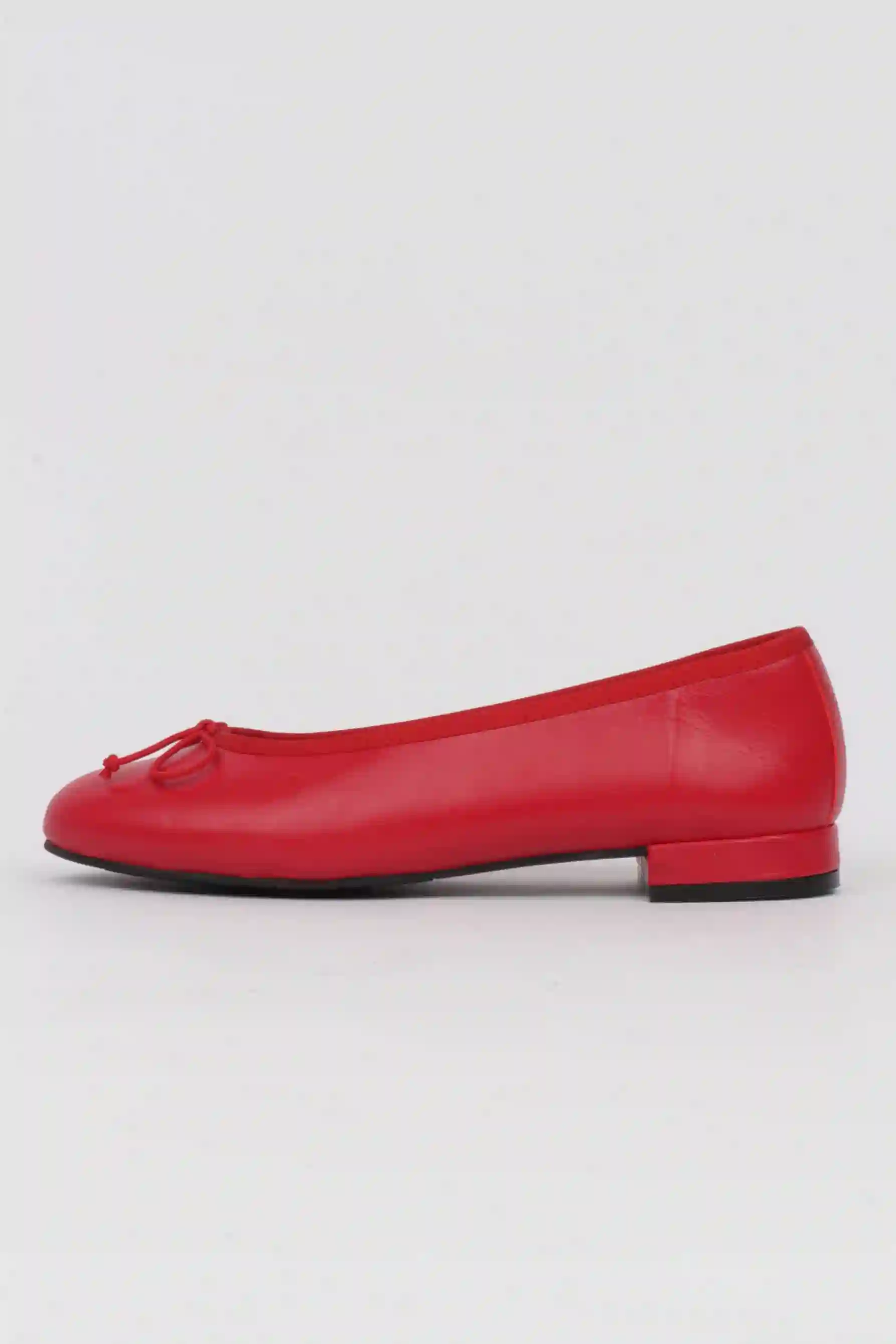 Bailarinas rojas mujer detalle lazo ajustable