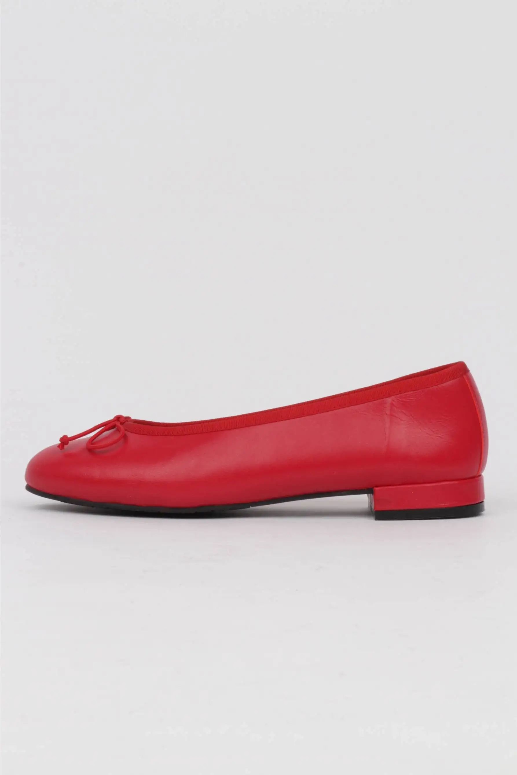 BAILARINAS ROJAS MUJER DETALLE LAZO AJUSTABLE
