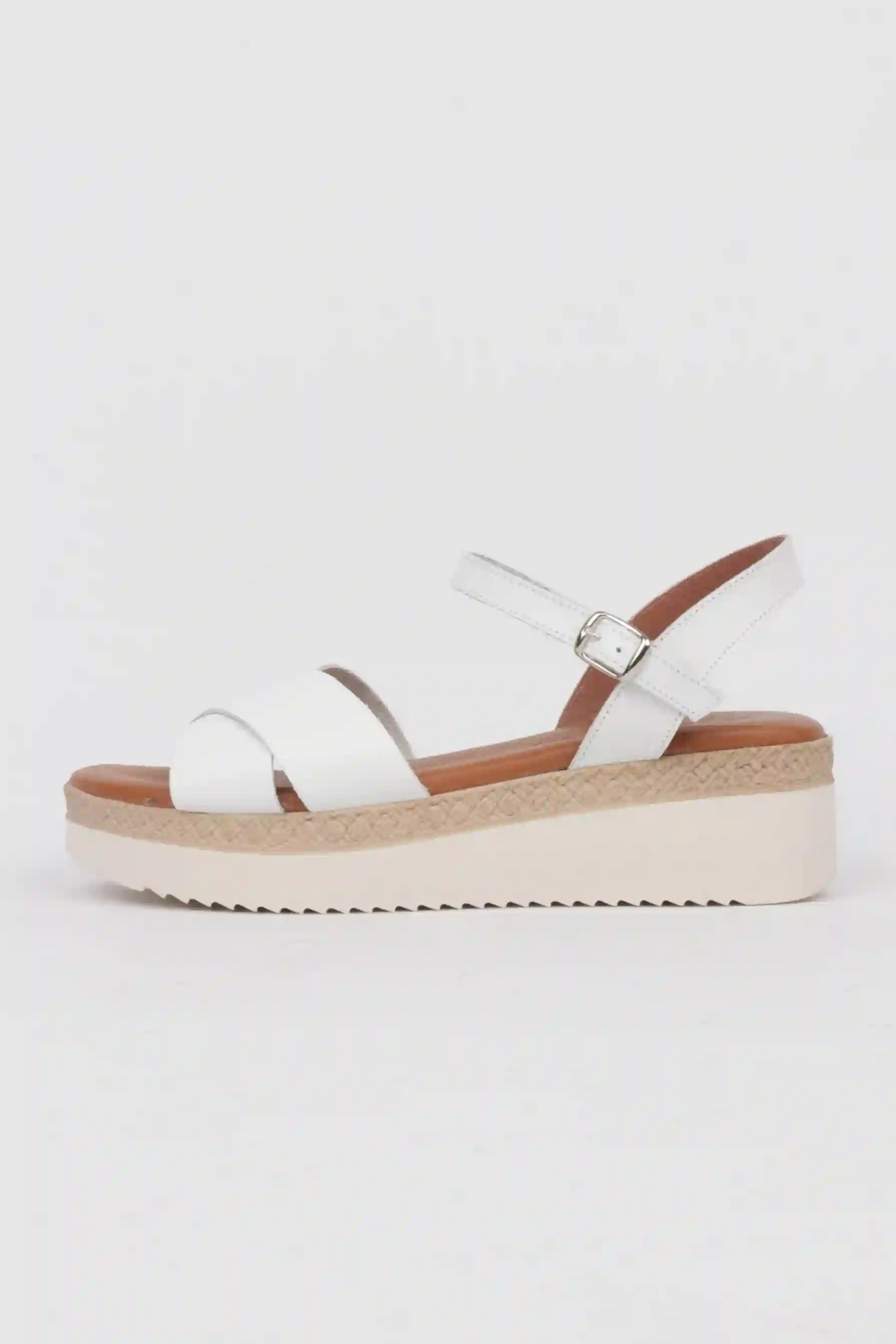 Sandalias blancas platlaforma