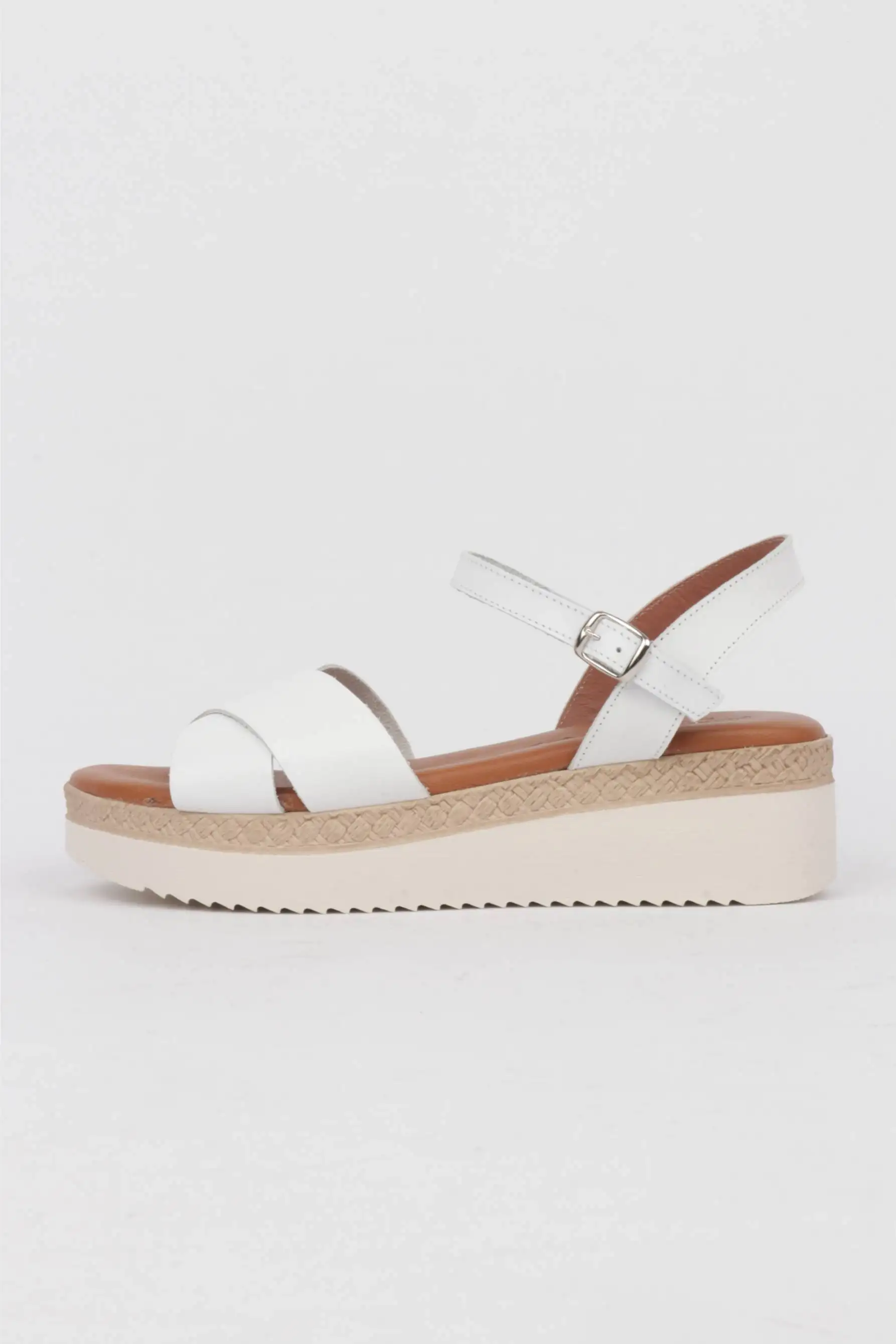 Sandalias blancas platlaforma