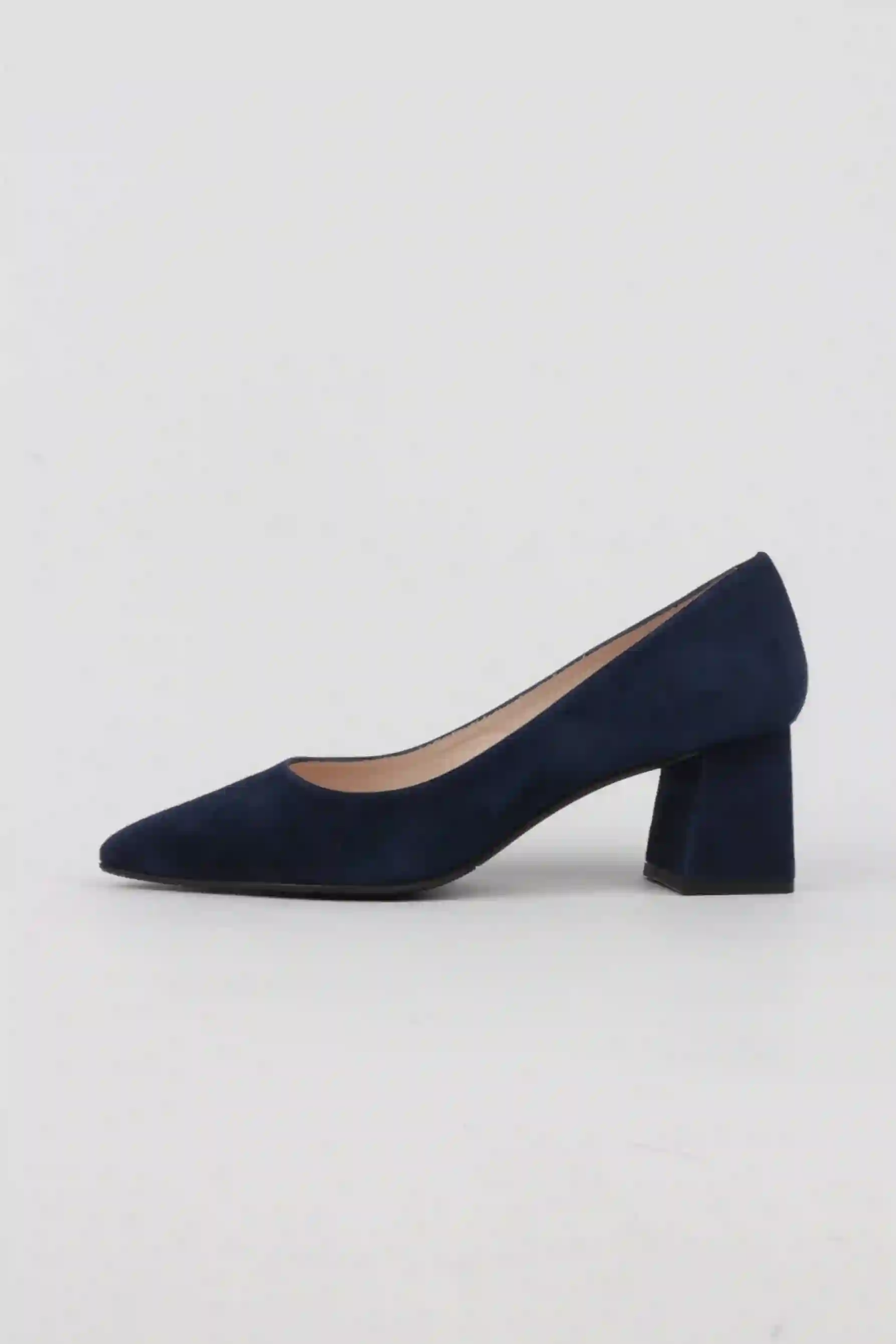 Zapatos azules Tacón Bajo
