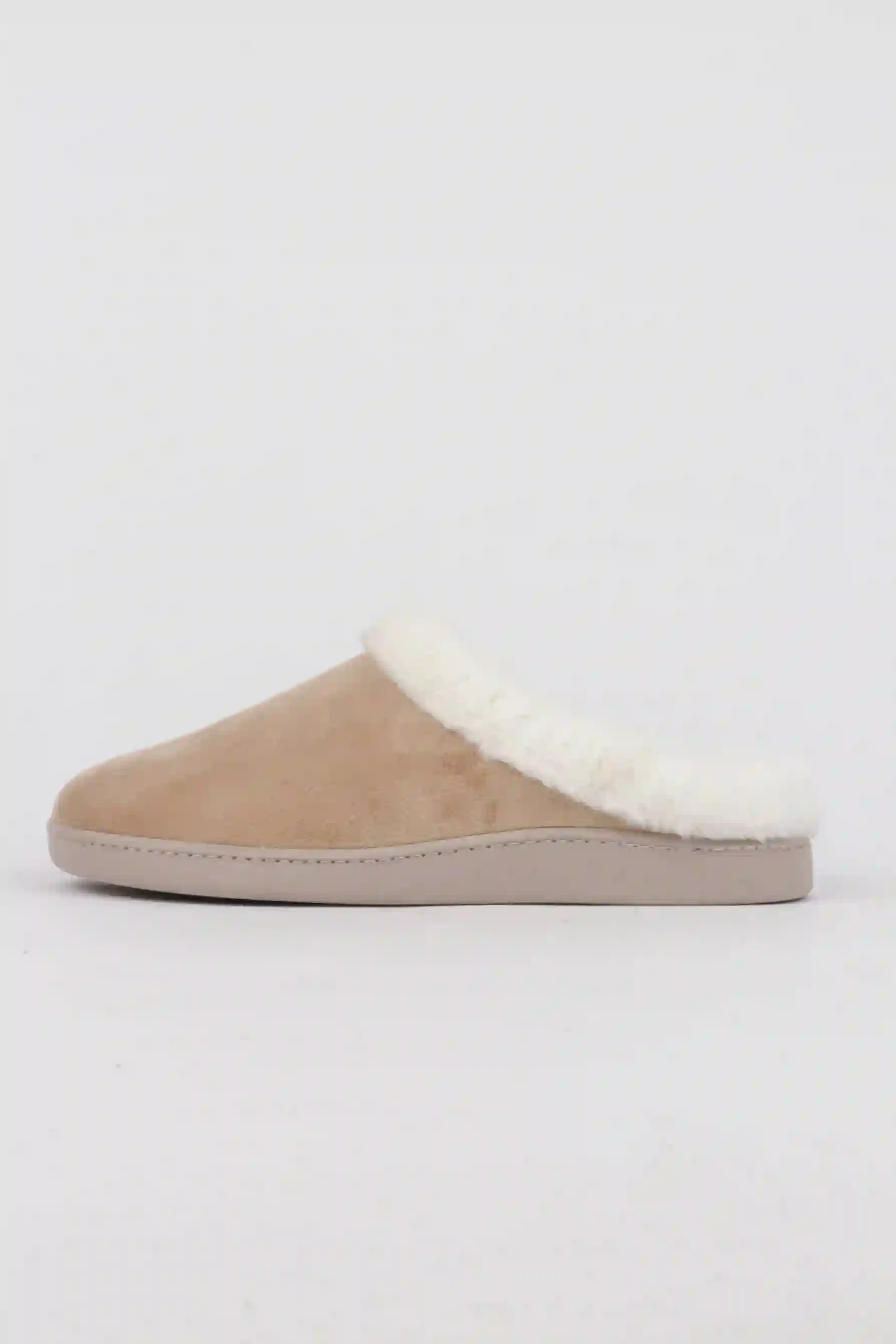 Zapatillas Casa Mujer Camel Detalle Pelo