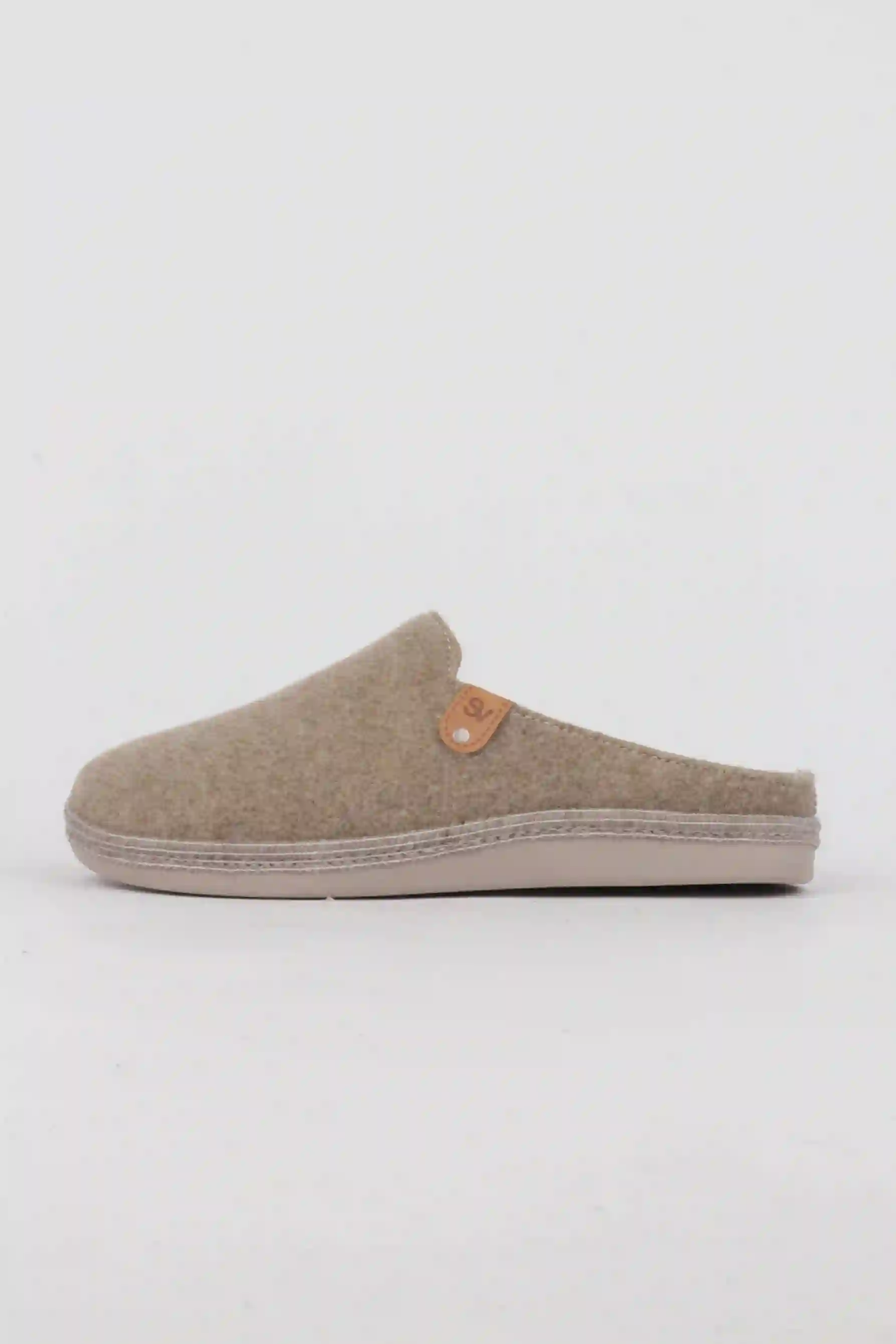 Zapatillas Casa Mujer Tejido Camel