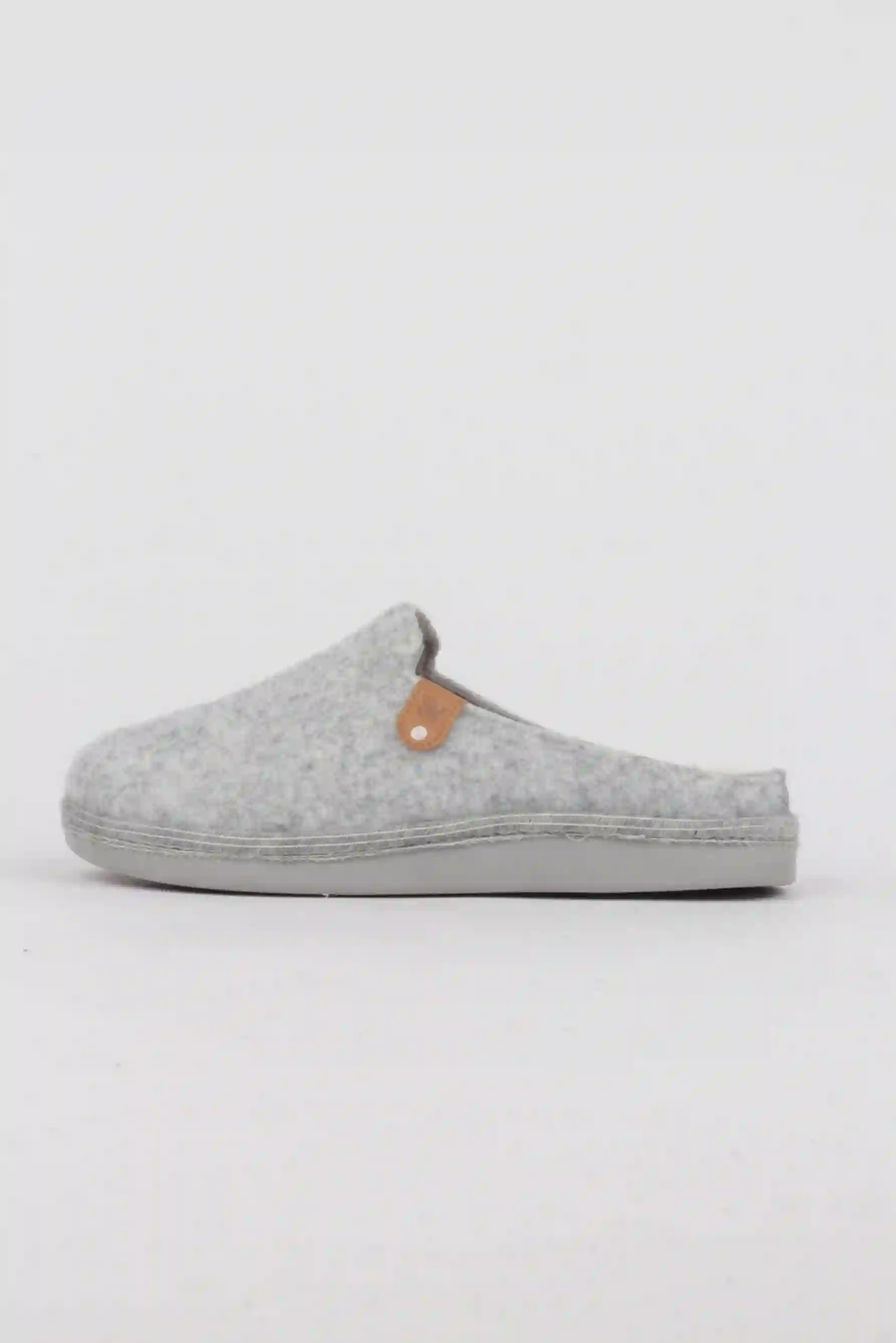 Zapatillas Casa Mujer Tejido Gris