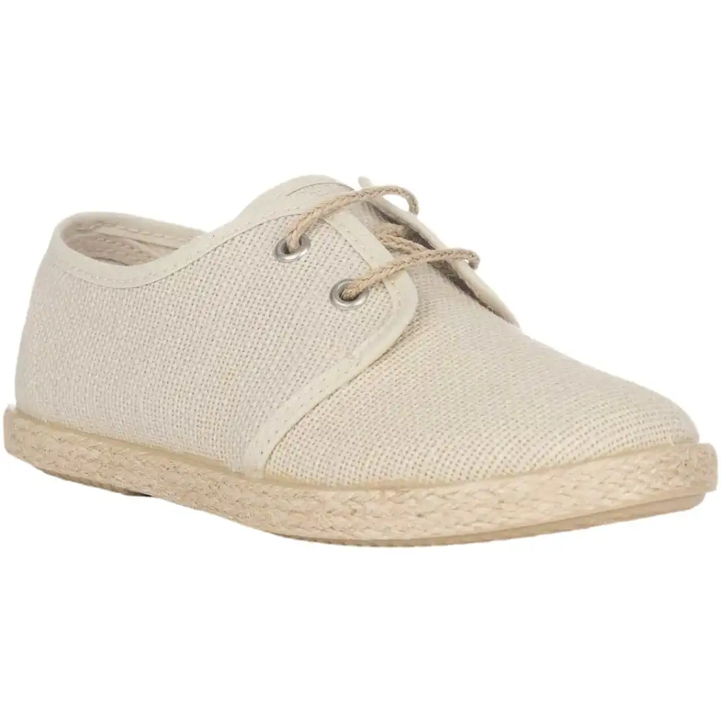 Zapato Blúcher de lino Tokate