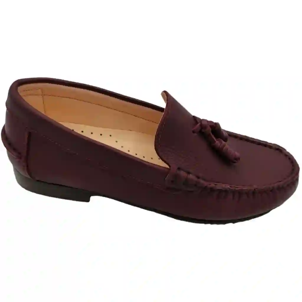 Mocasines de Piel Con Borlas