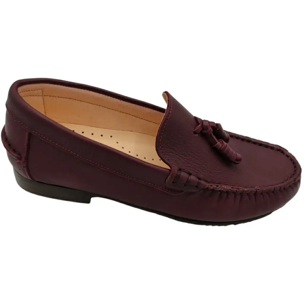 Mocasines de Piel Con Borlas