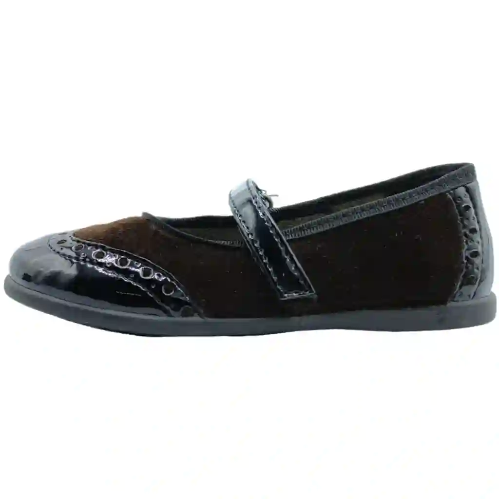 Merceditas unisa Velcro Charol Niña