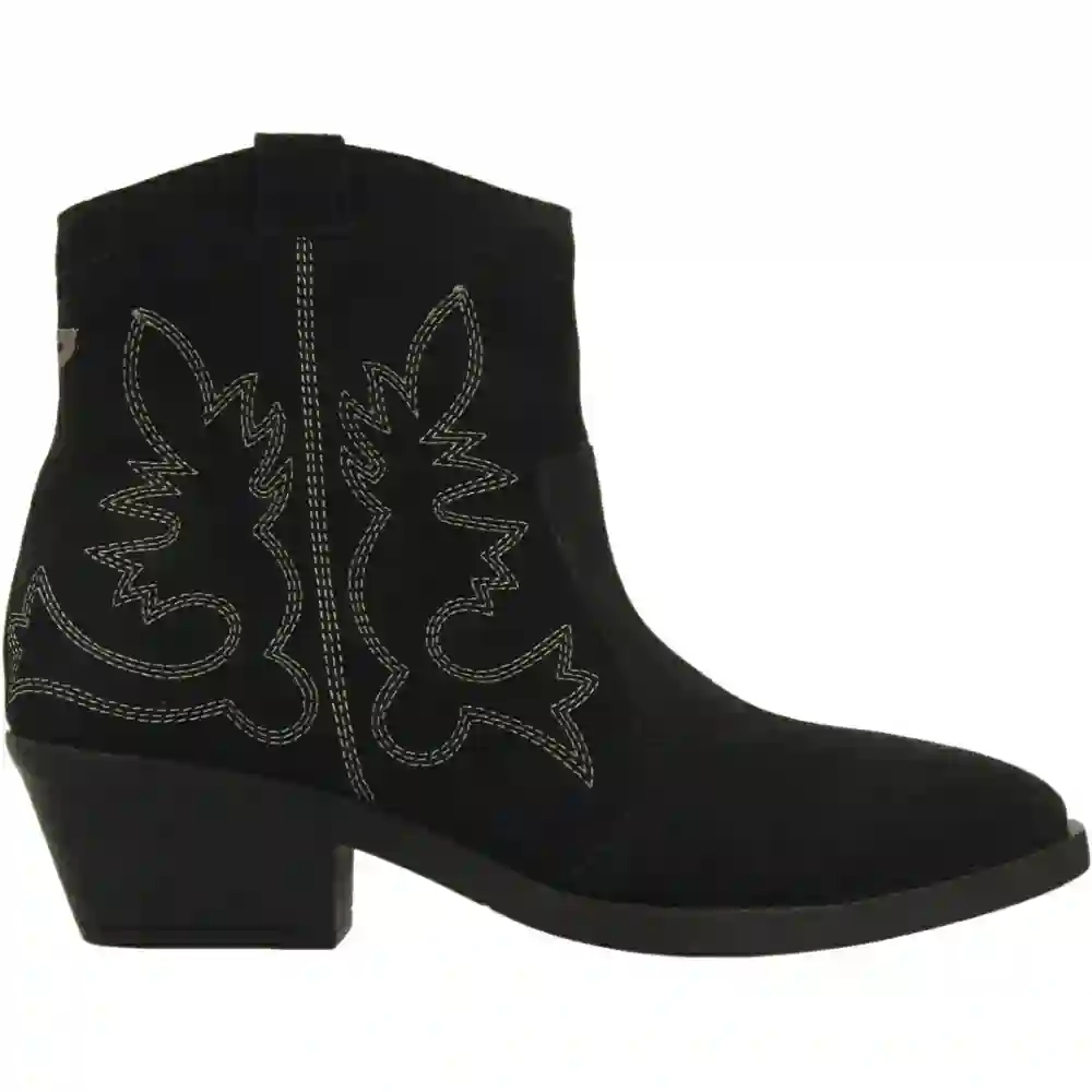 Botines Cowboy Tacón Piel Serraje Lenzing Giosppo