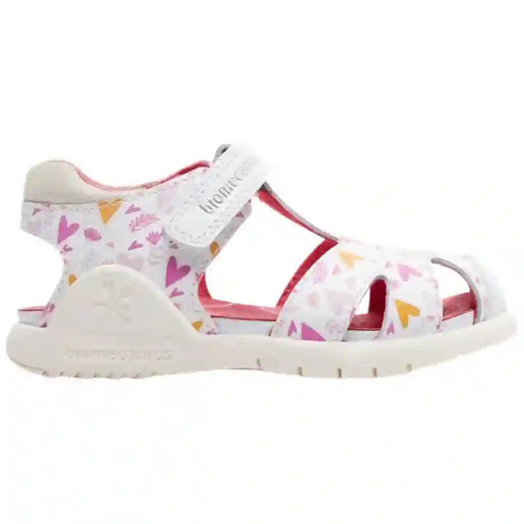 Sandalias Con Corazones de Piel Biomecanics