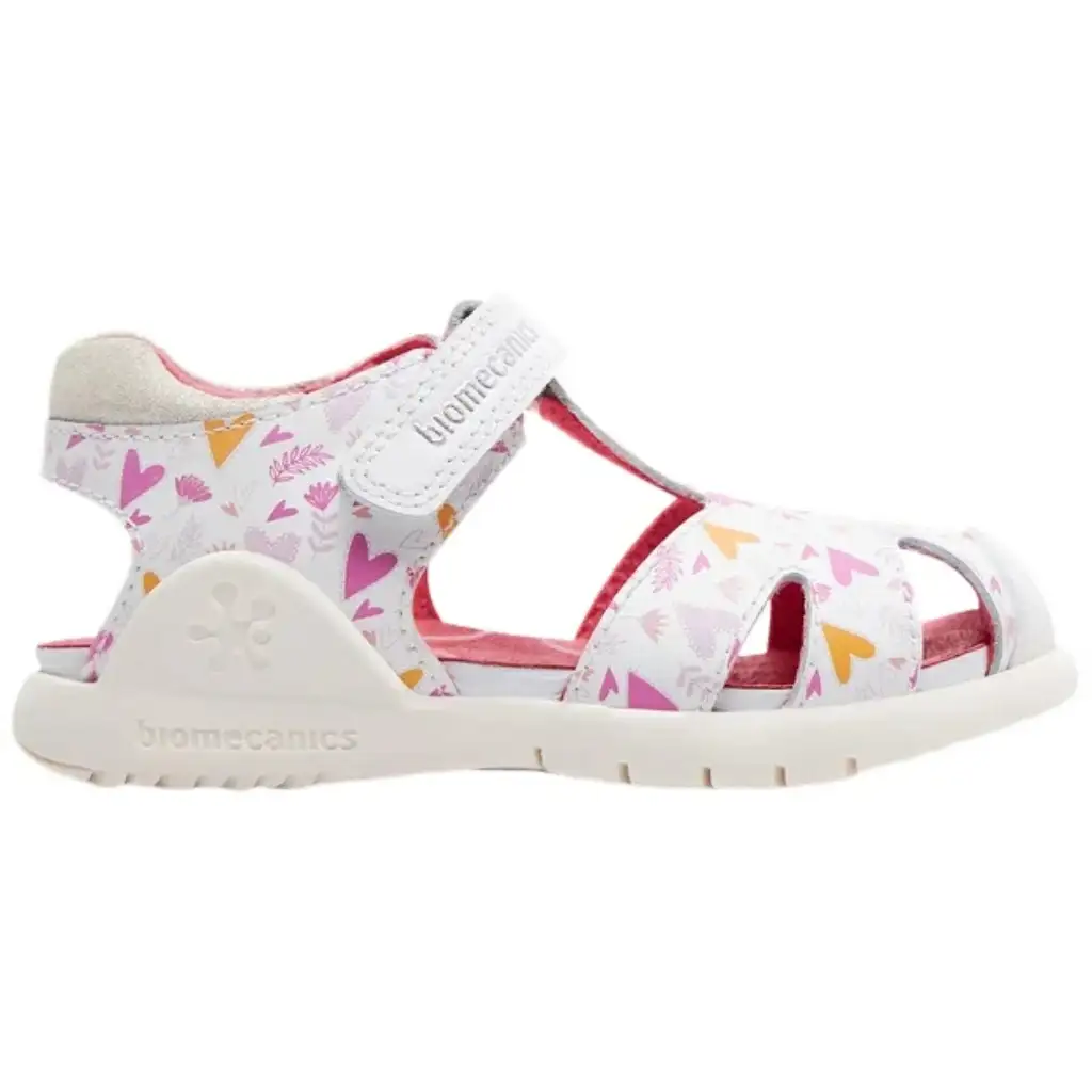 Sandalias Con Corazones de Piel Biomecanics