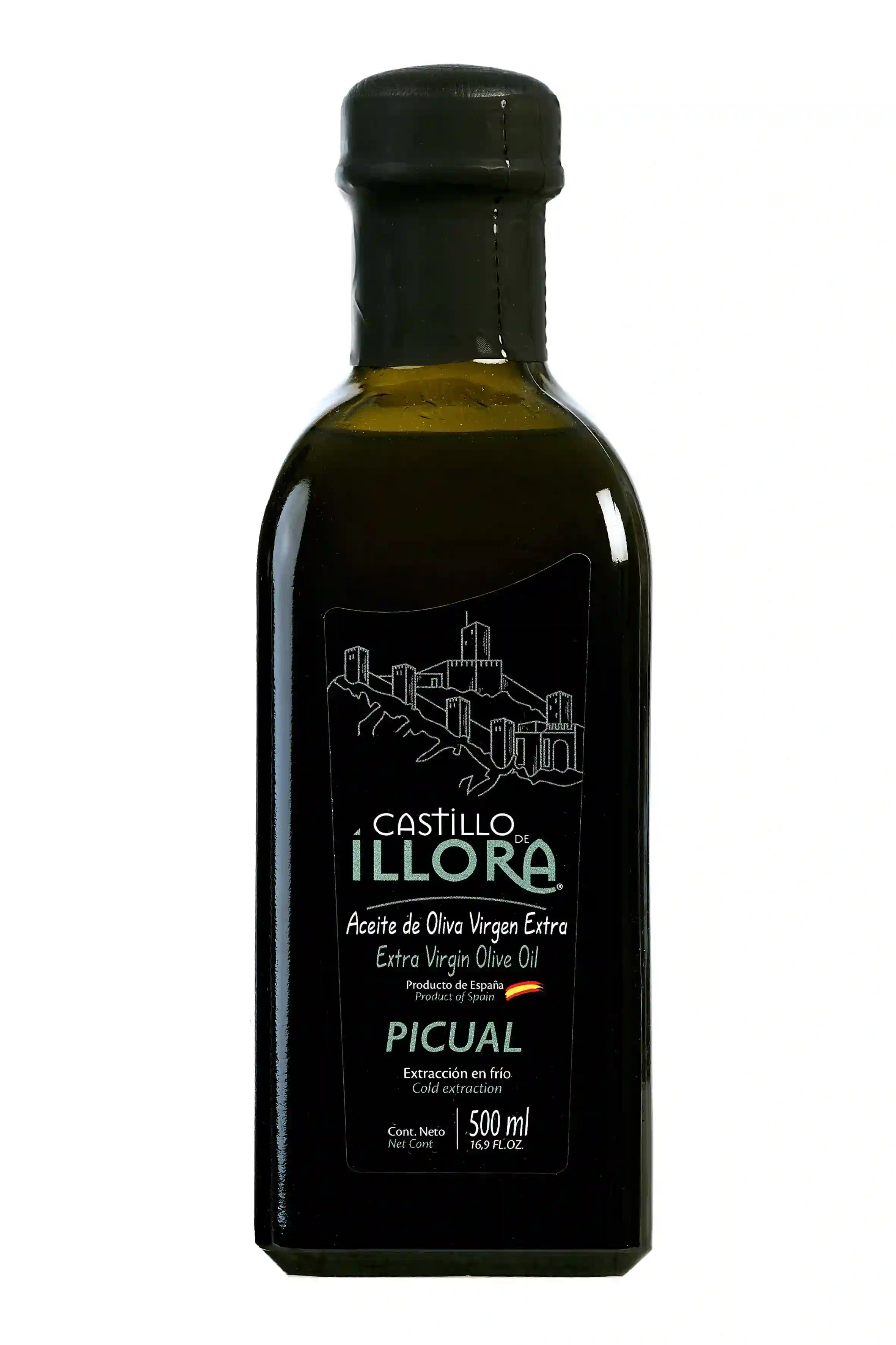 Castillo de íllora Picual - Frasca de Vidrio 500 ml