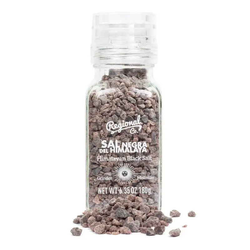 Regional Co. Sal Negra del Himalaya (Kala Namak) - Molinillo 180 Gr.