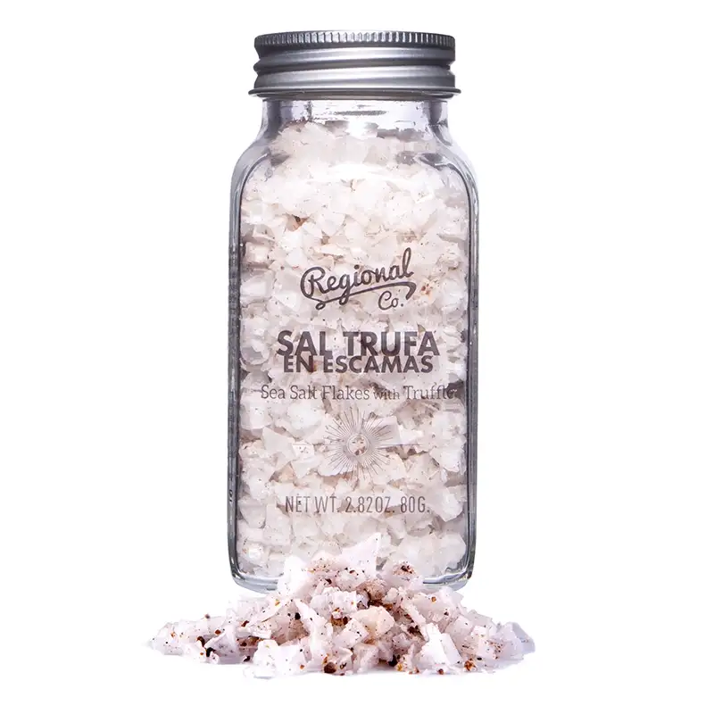 Regional Co. Sal de Trufa en Escamas - Tarro Cristal 80 Gr.