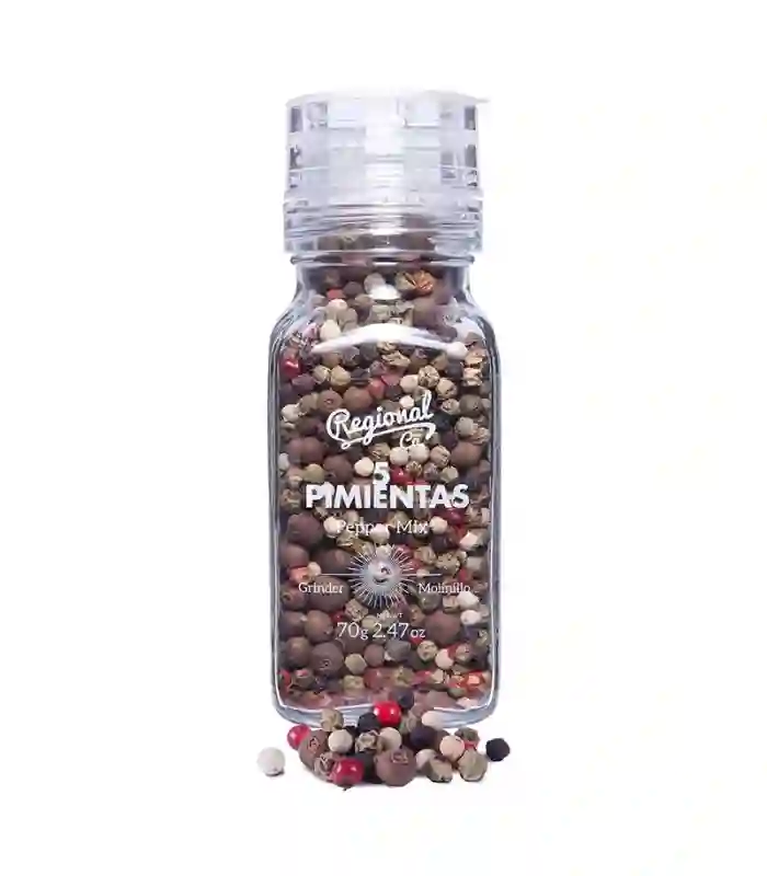 Regional Co. 5 Pimientas - Molinillo 70 Gr.