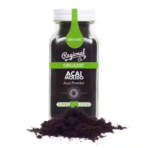 Regional Co. Açai Ecológico en Polvo - Tarro Cristal 40 Gr.