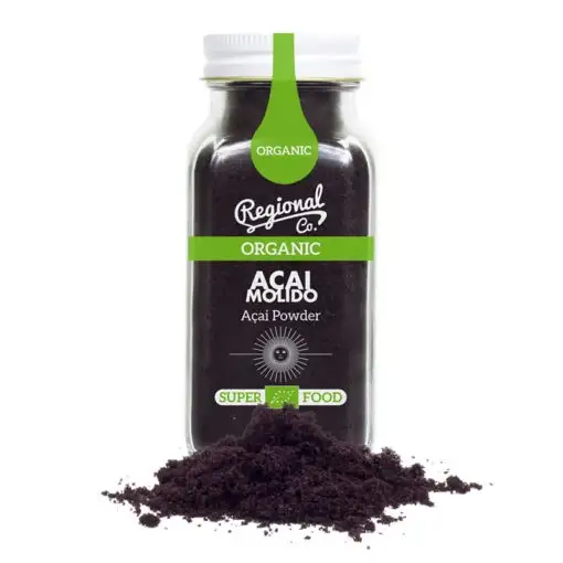 Regional Co. Açai Ecológico en Polvo - Tarro Cristal 40 Gr.