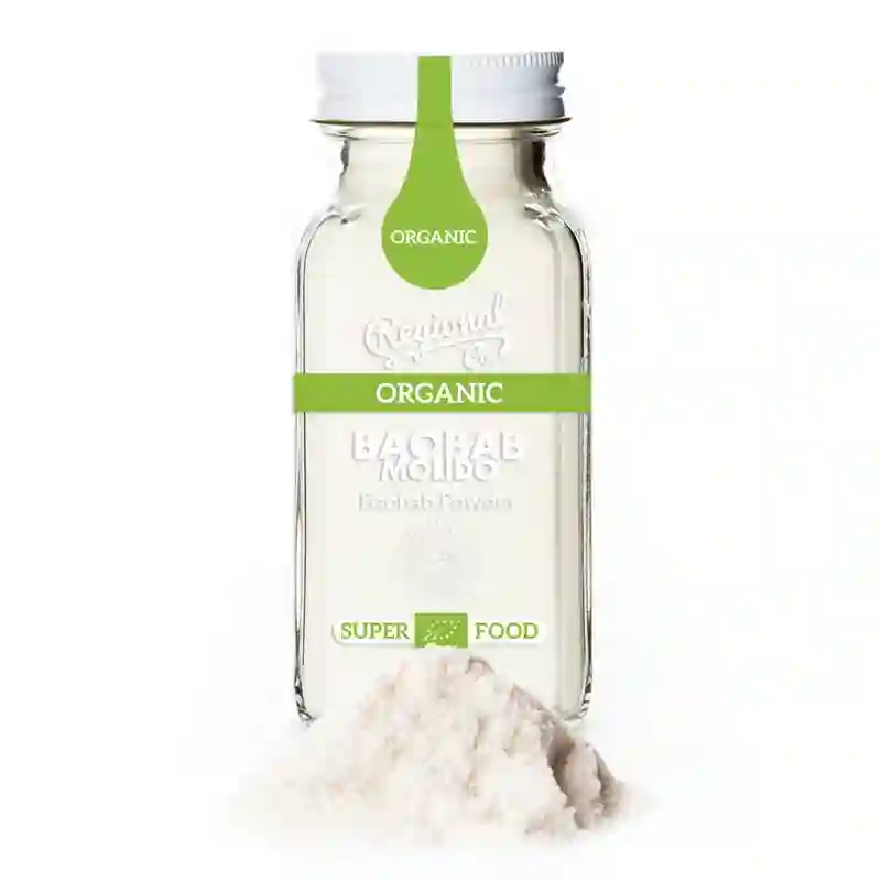 Regional Co. Baobab Ecológico en Polvo - Tarro Cristal 75 GR
