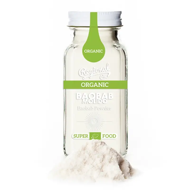 Regional Co. Baobab Ecológico en Polvo - Tarro Cristal 75 GR