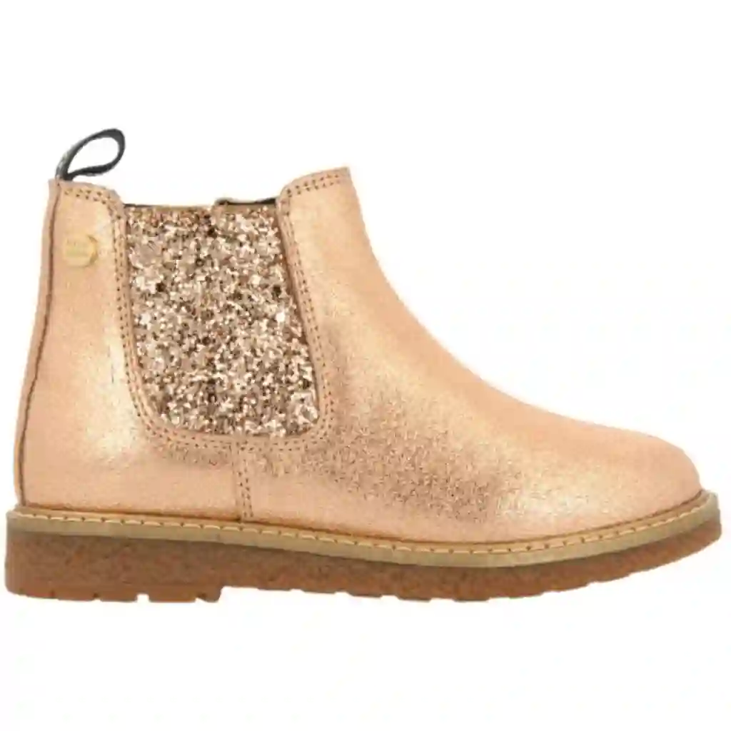 Botines de Piel Brillo Chelsea Giospepo