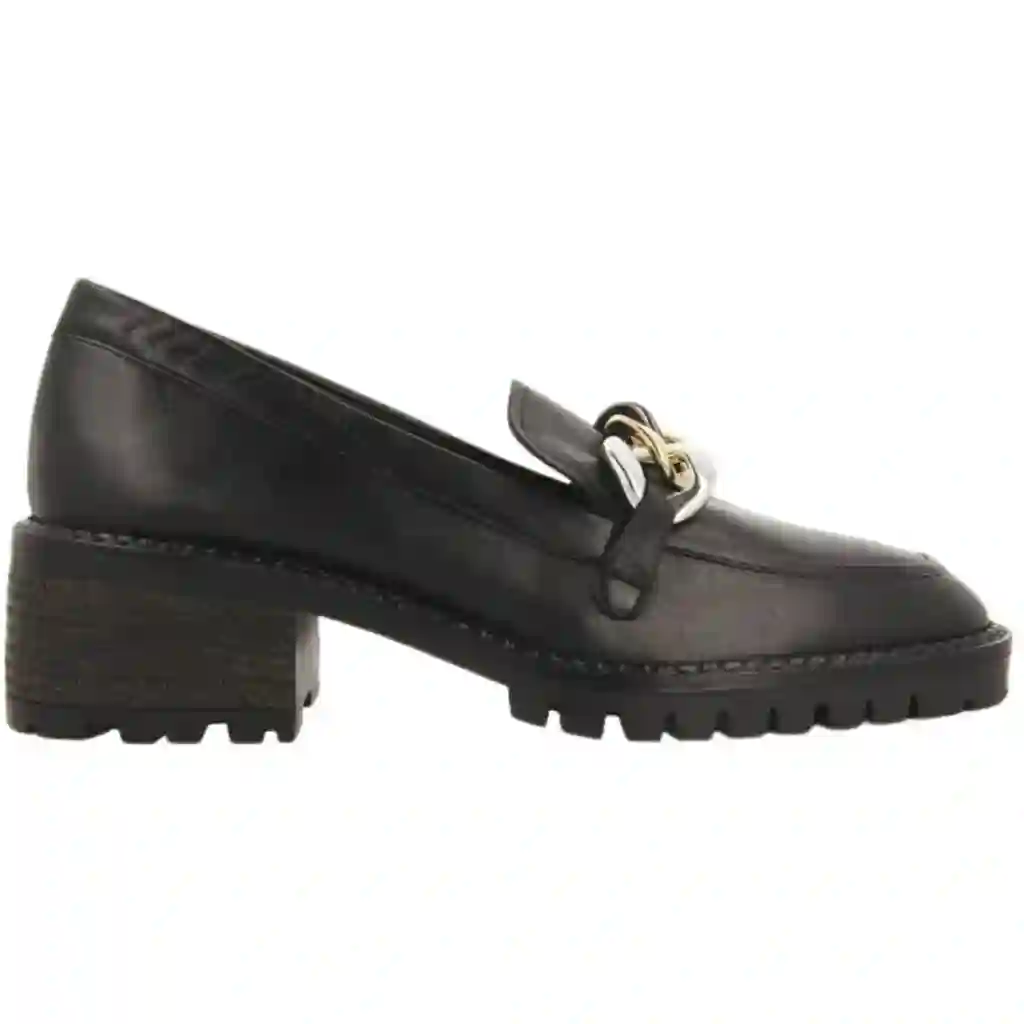 Mocasines de Piel Con Tacón Giospepo