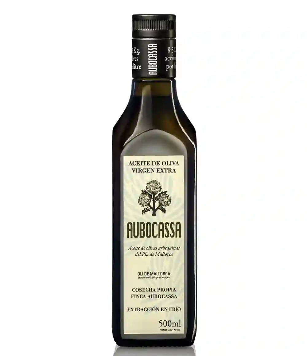 Aubocassa Arbequina - Botella de Vidrio 500 ml
