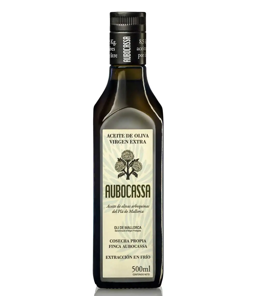 Aubocassa Arbequina - Botella de Vidrio 500 ml