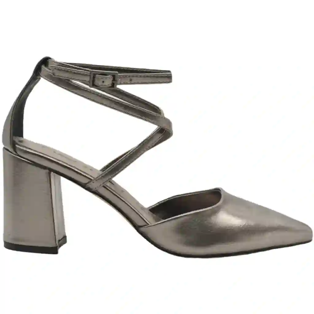 Zapatos de Salón Metalizados Tacón Azarey