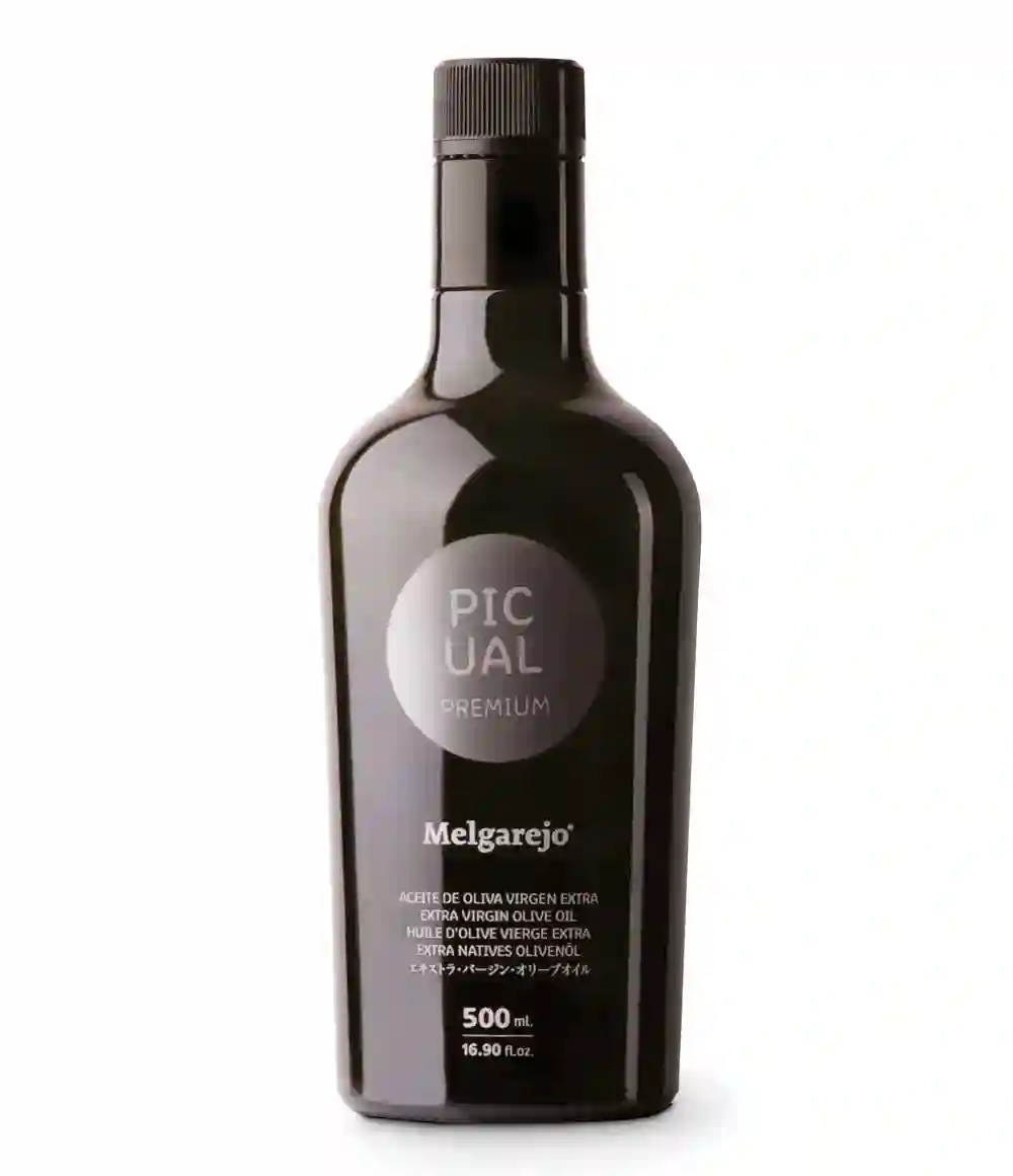 6x Melgarojo Premium Picual - Botella de Vidrio 500 ml.