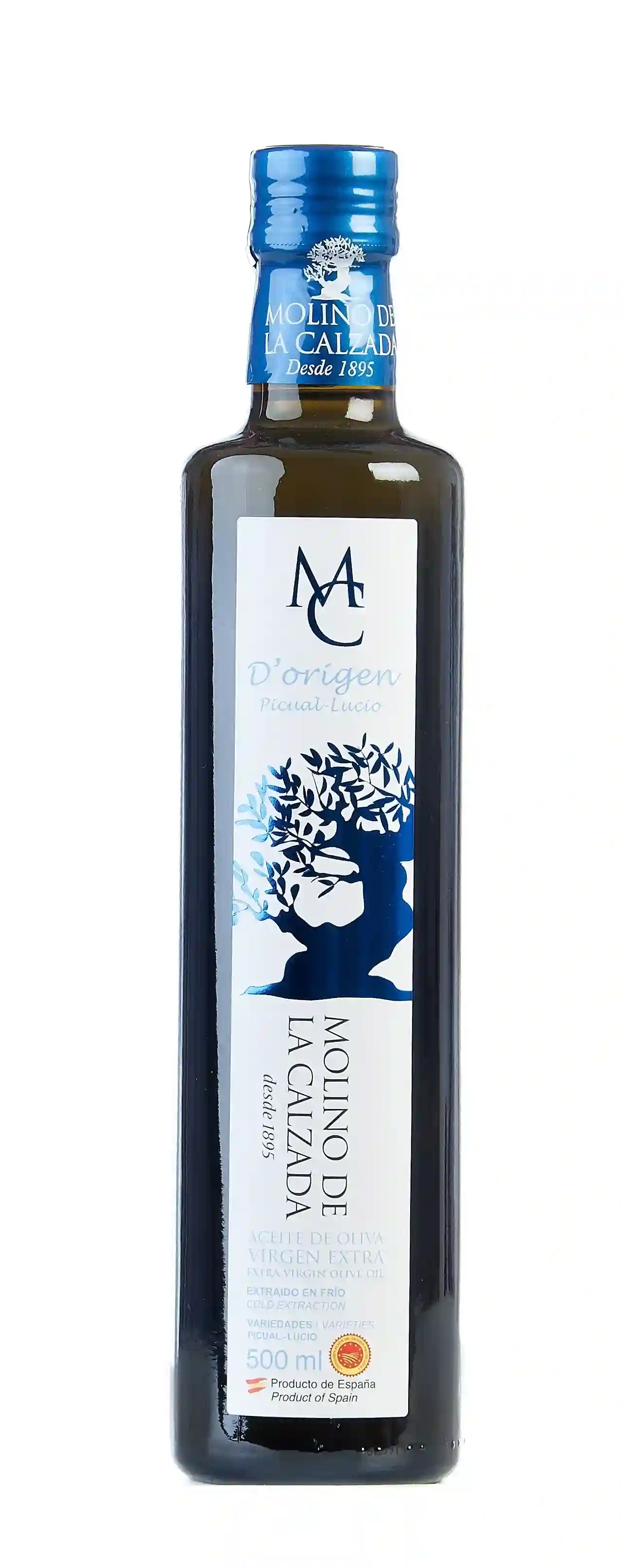 Molino de la Calzada de Origen Picual Lucio - Botella Vidrio 500 ml.