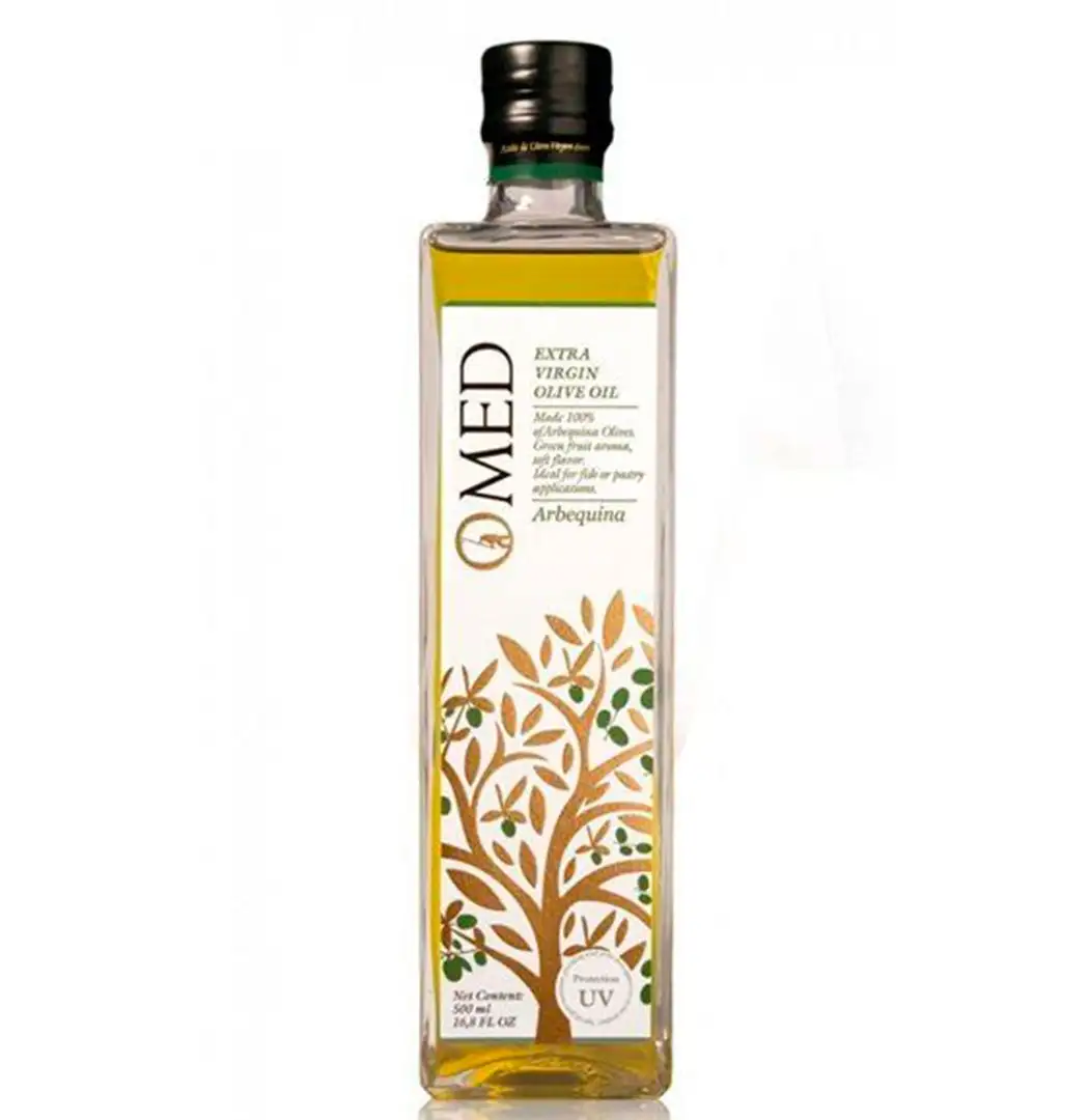 OMED Arbequina - Botella de vidrio 500 ml.