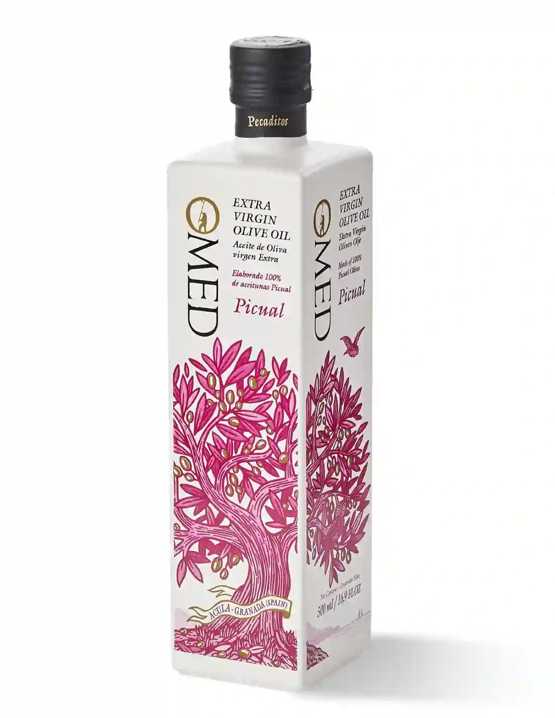 9x Omed Picual Ediciónón Limitada - Botella de Vidrio 500 ml.