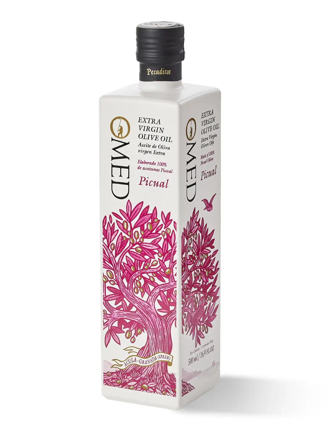 9x Omed Picual Ediciónón Limitada - Botella de Vidrio 500 ml.