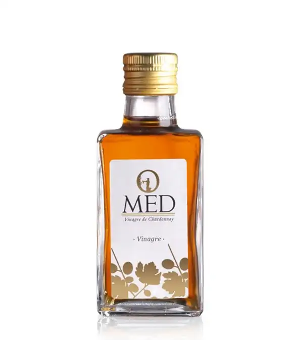 9x Omed Vinagre deque Chardonnay - Botella de Vidrio 250 ml